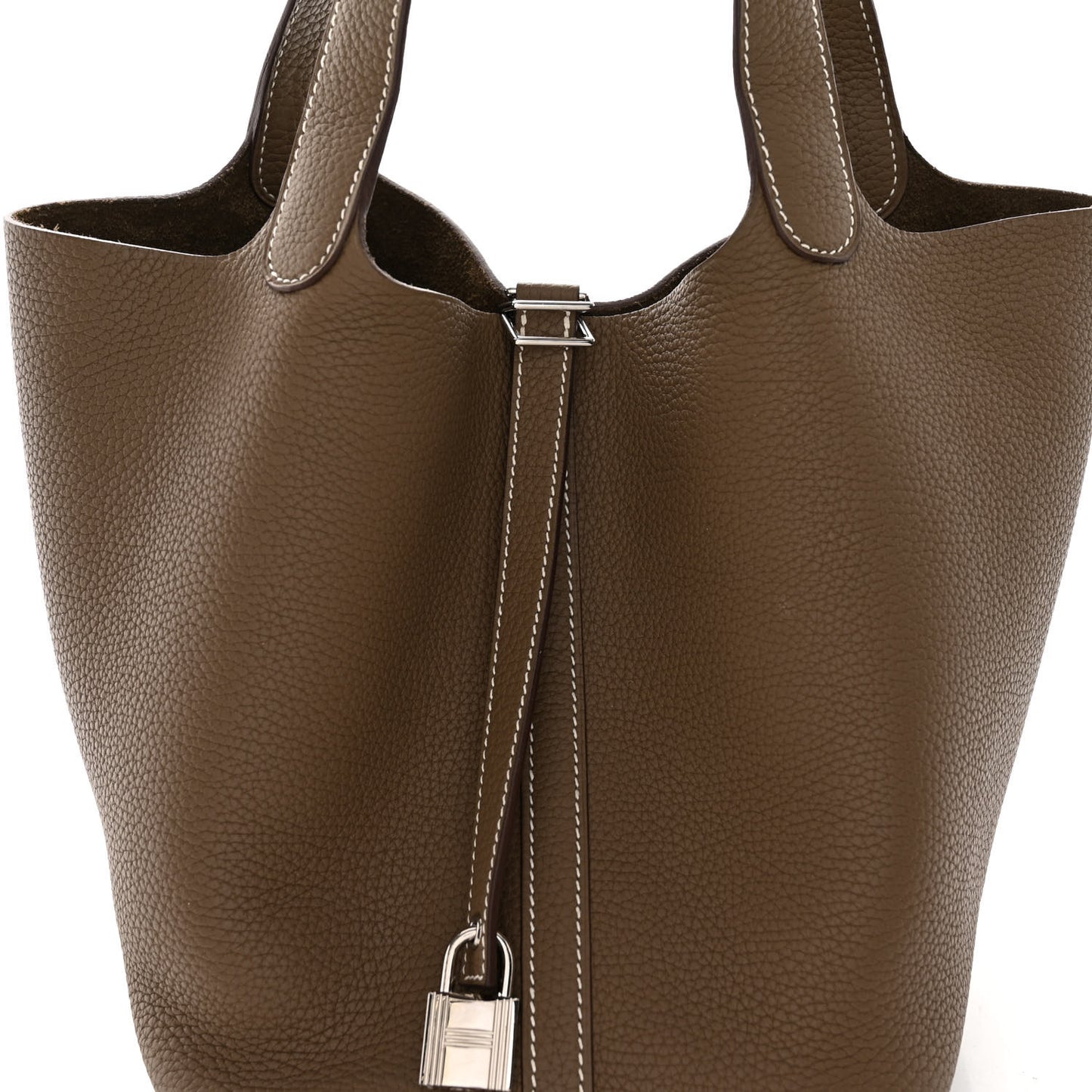 Taurillon Clemence Picotin Lock 22 MM Etoupe