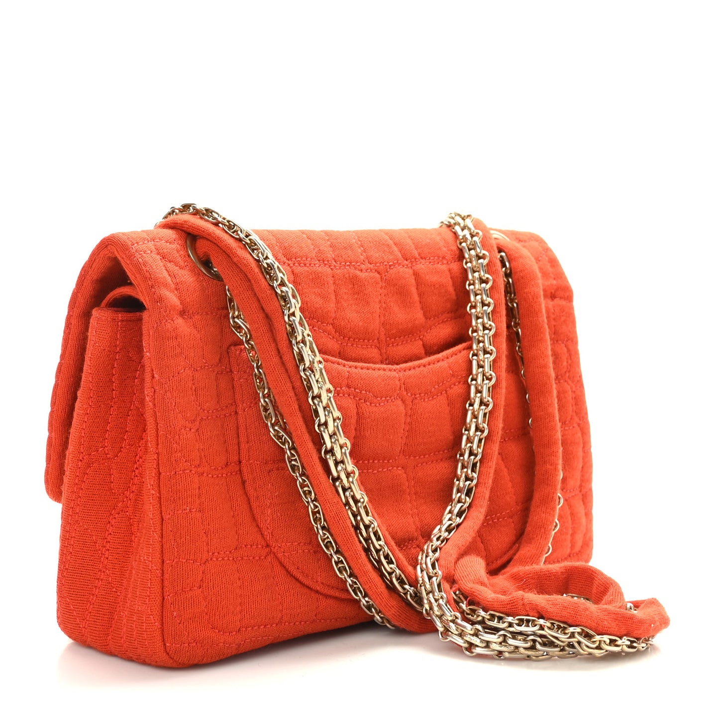 Satin Coco's Croc 2.55 Reissue 224 Flap Orange