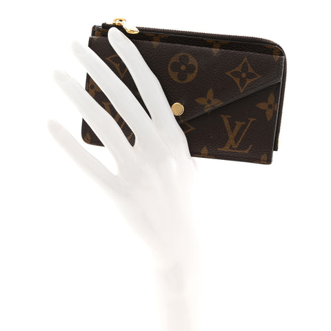Monogram Recto Verso Card Holder Black