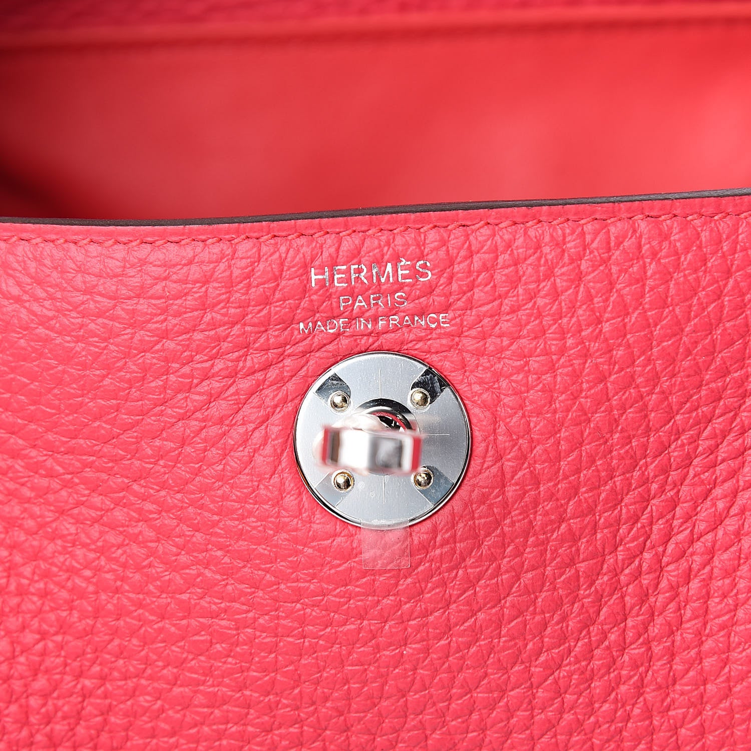 Hermes Taurillon Clemence Mini Lindy 20 Rose Extreme 6 of 10
