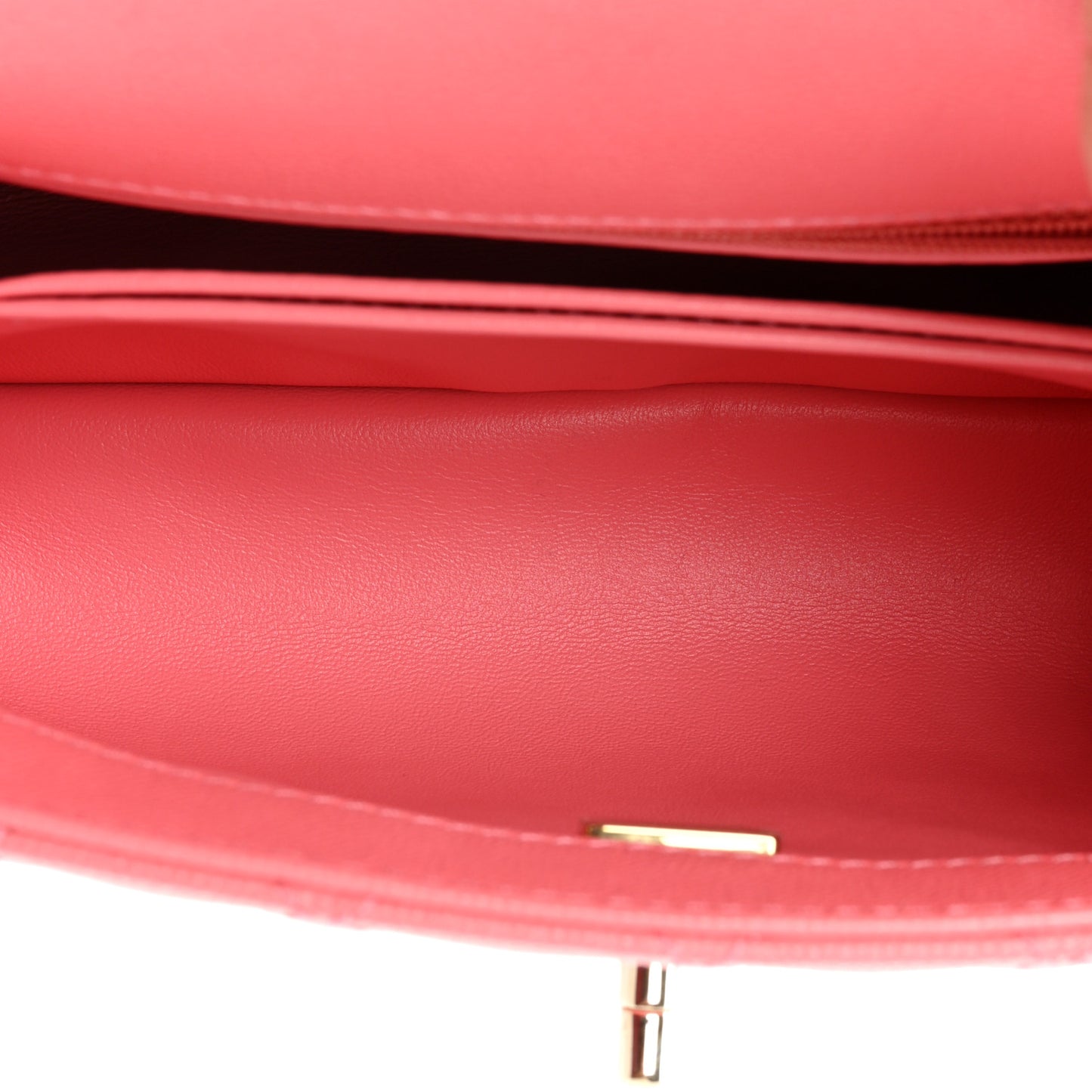 Caviar Quilted Mini Coco Handle Flap Pink