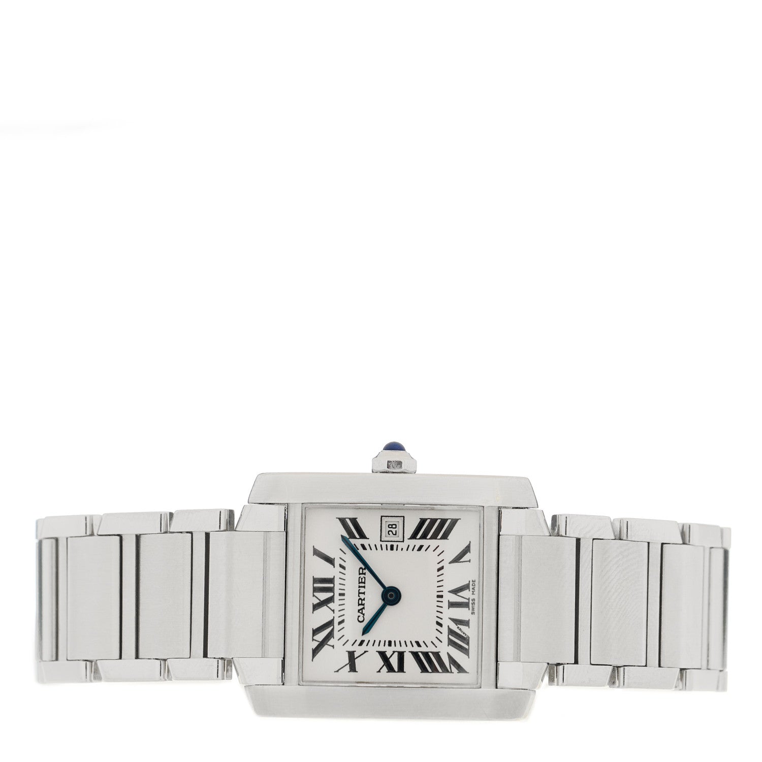 Cartier Stainless Steel 25mm Tank Francaise Quartz Watch 2 of 4