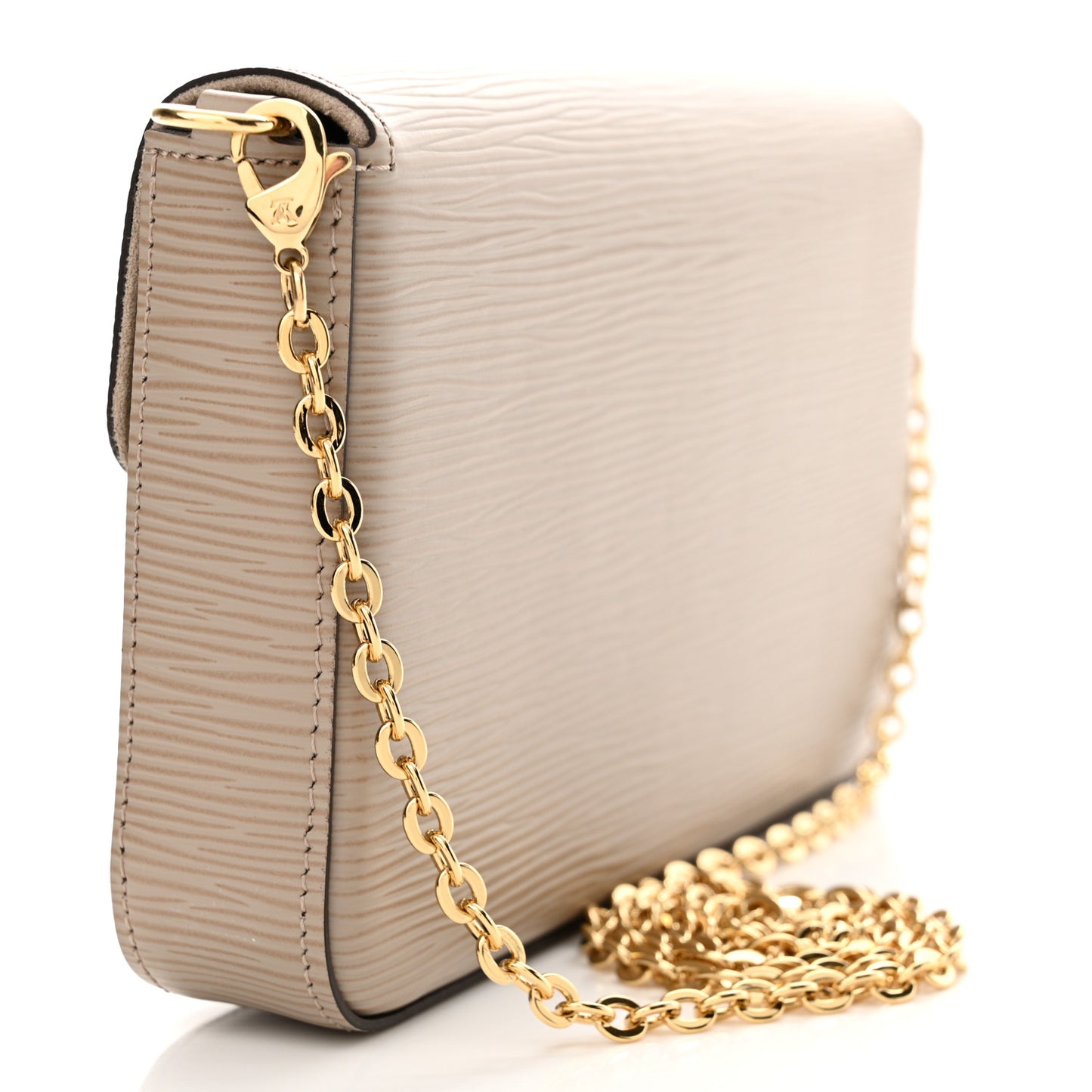Epi Felicie Pochette Chain Wallet Galet