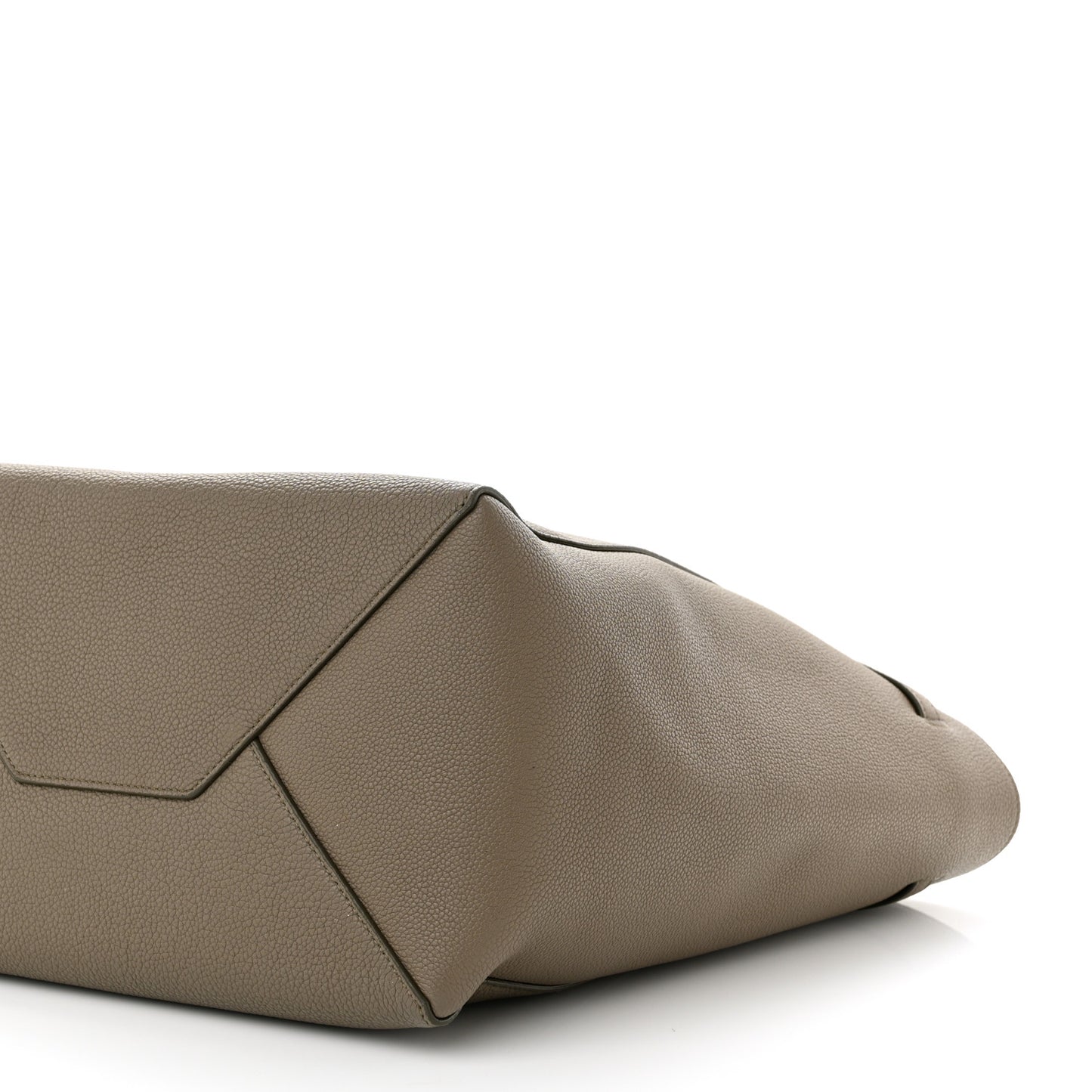 Soft Grained Calfskin Small Belt Cabas Phantom Taupe