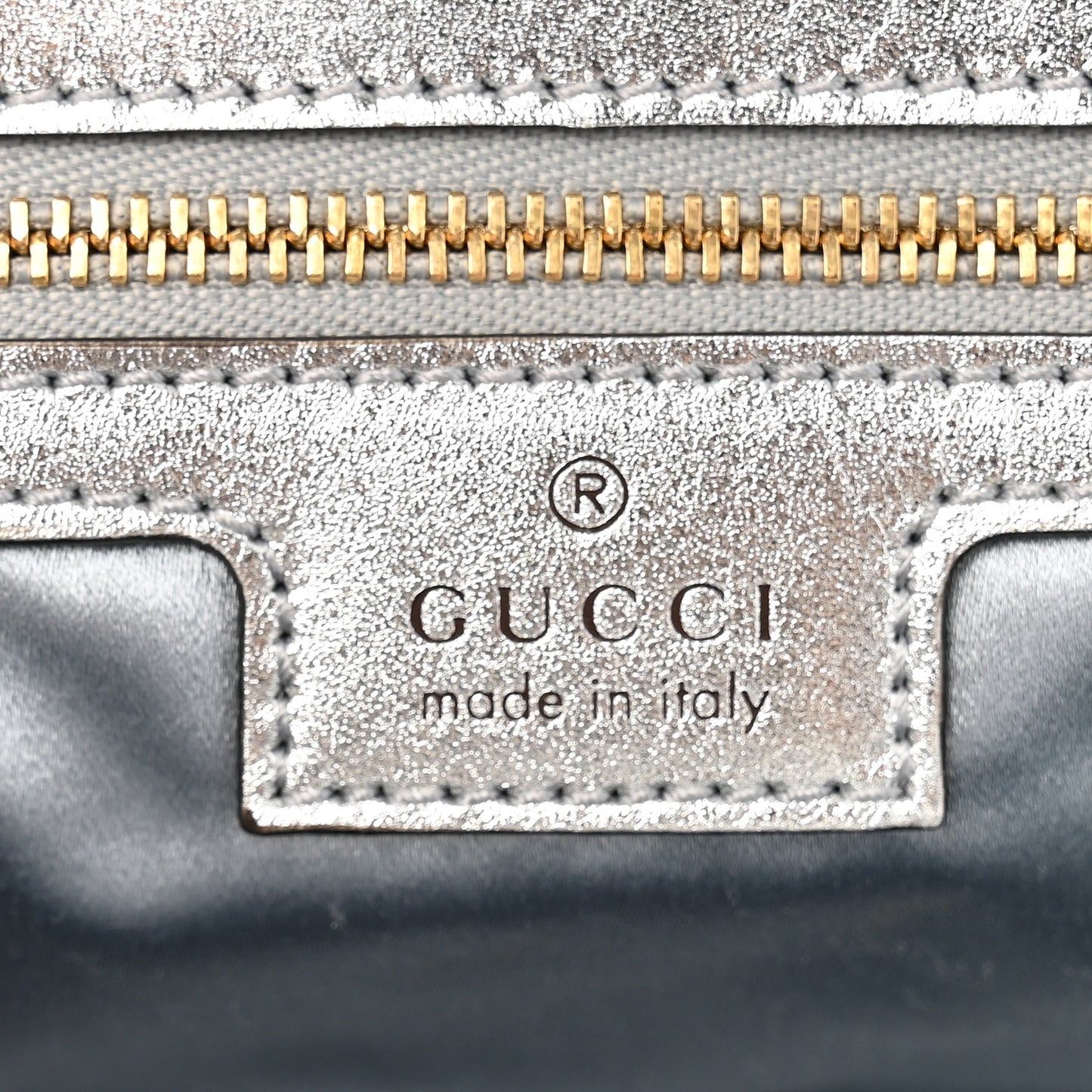 Iridescent Nappa Chevron Matelasse Small GG Marmont Shoulder Bag Iridescent Snow Light Blue