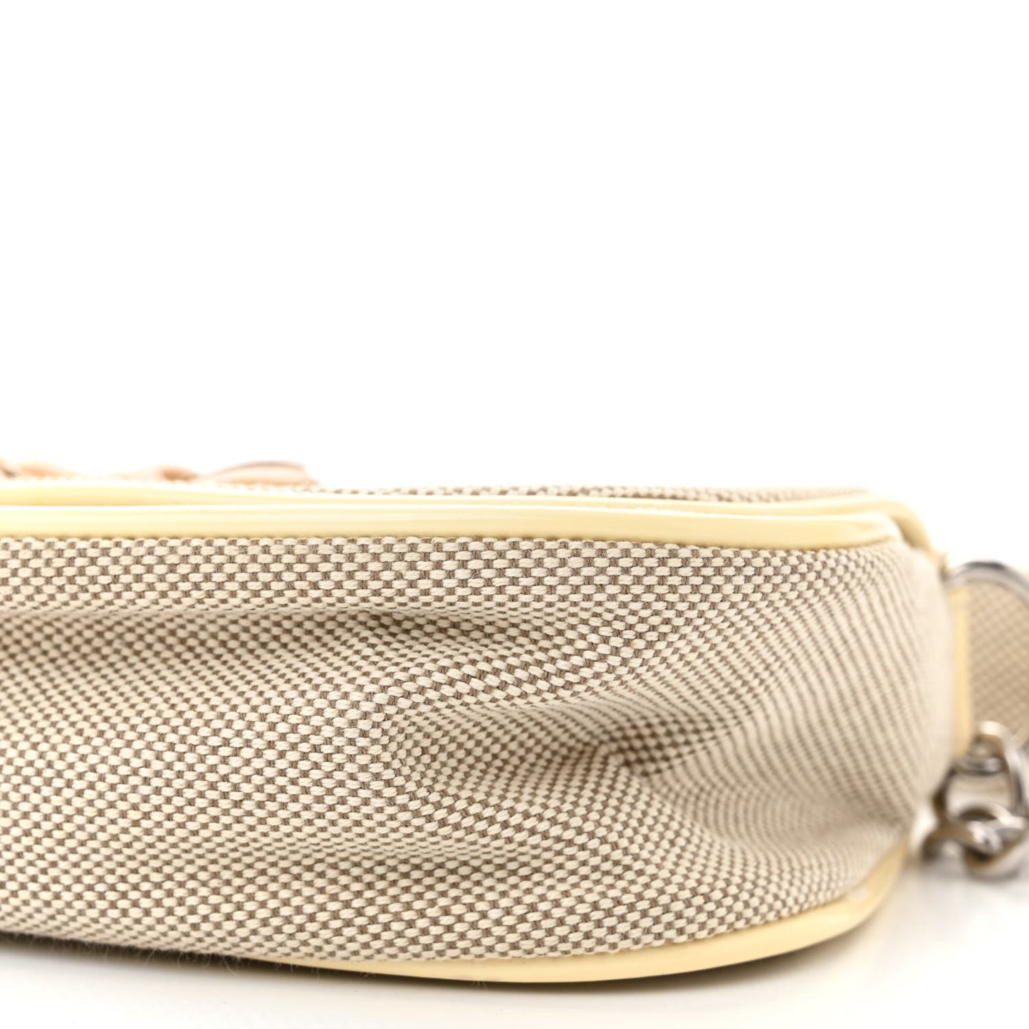 Canvas Camellia No. 5 Flap Beige Grey