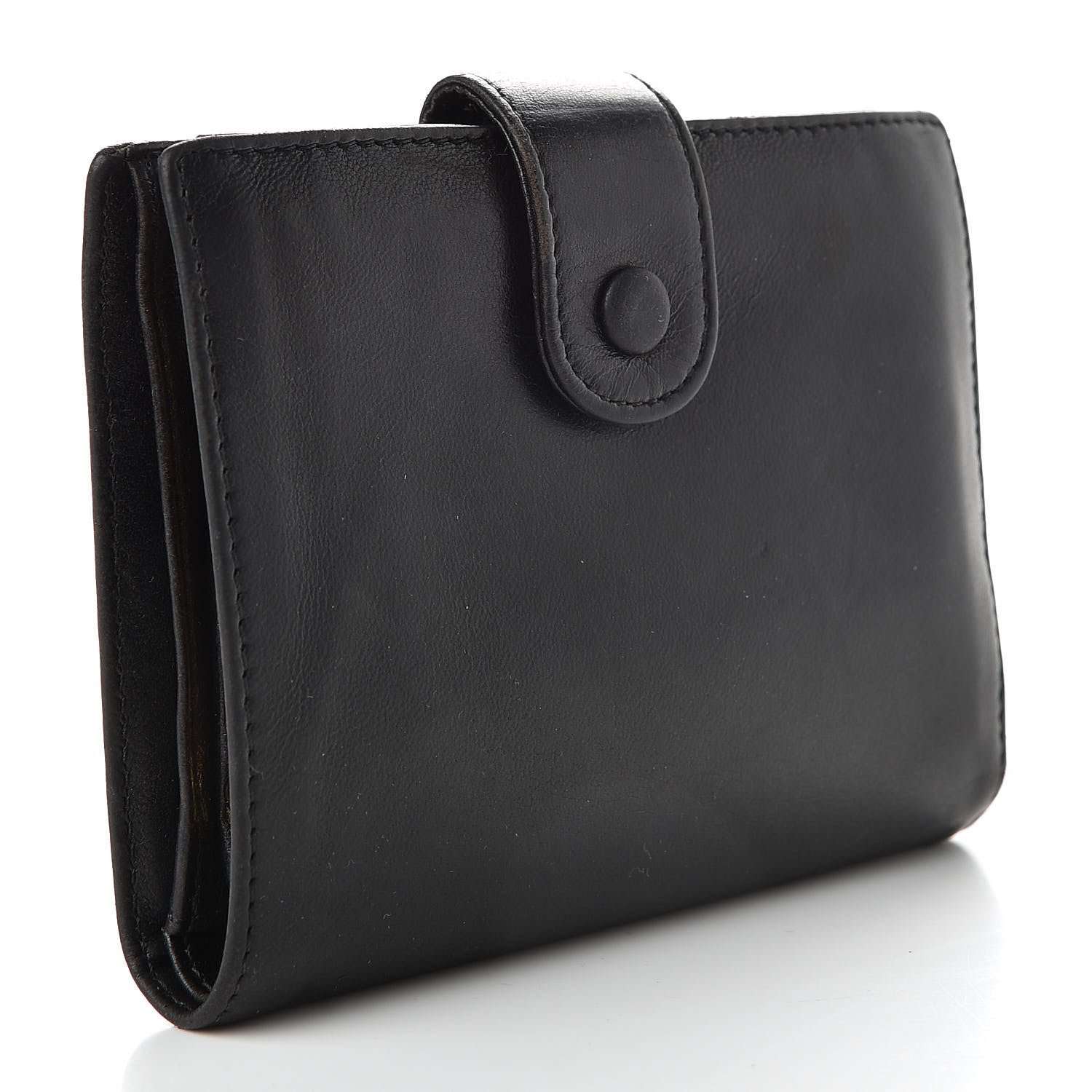 Chanel Lambskin Timeless CC Compact French Wallet Black 3 of 7