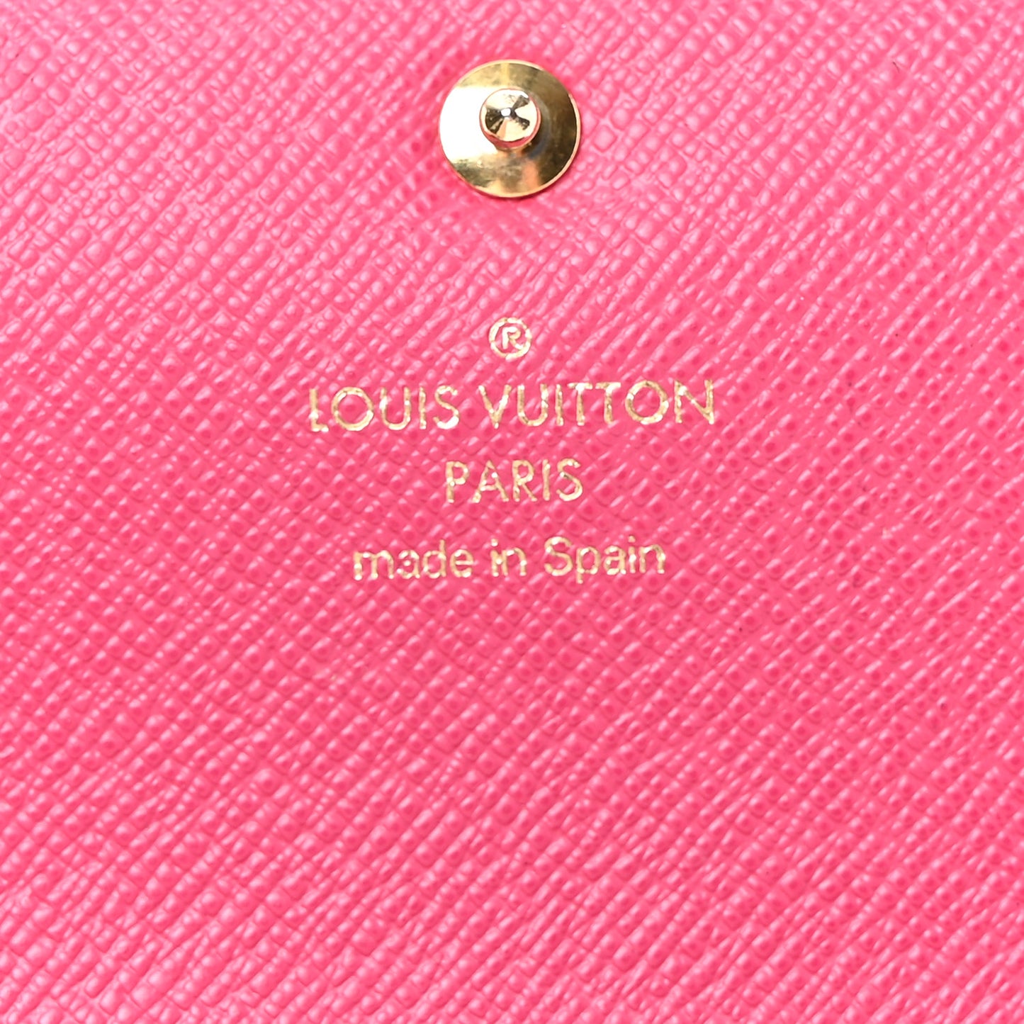 Monogram Bloom Flower Emilie Wallet Fuchsia