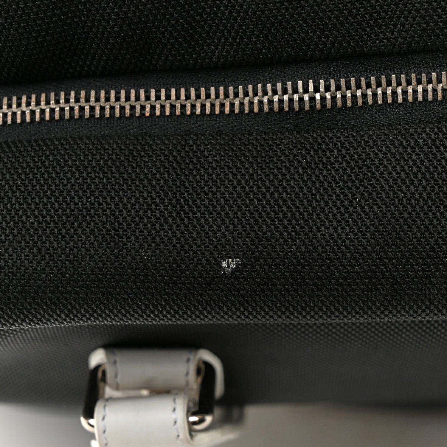 Chanel Canvas Rubber Airlines Large Zip Shopping Tote Black White Red 17 of 17