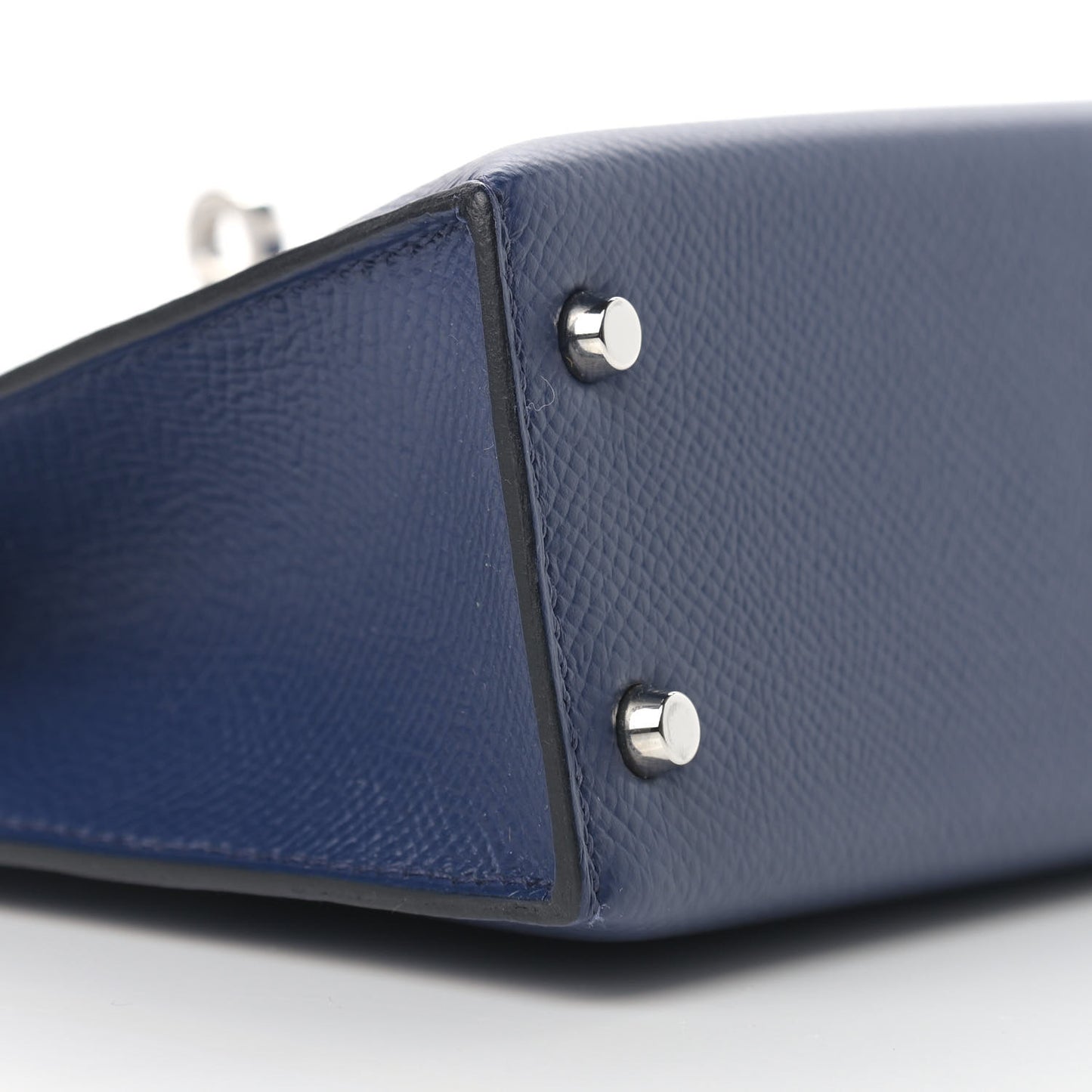 Epsom Mini Kelly Sellier 20 Bleu Saphir Bleu France Black