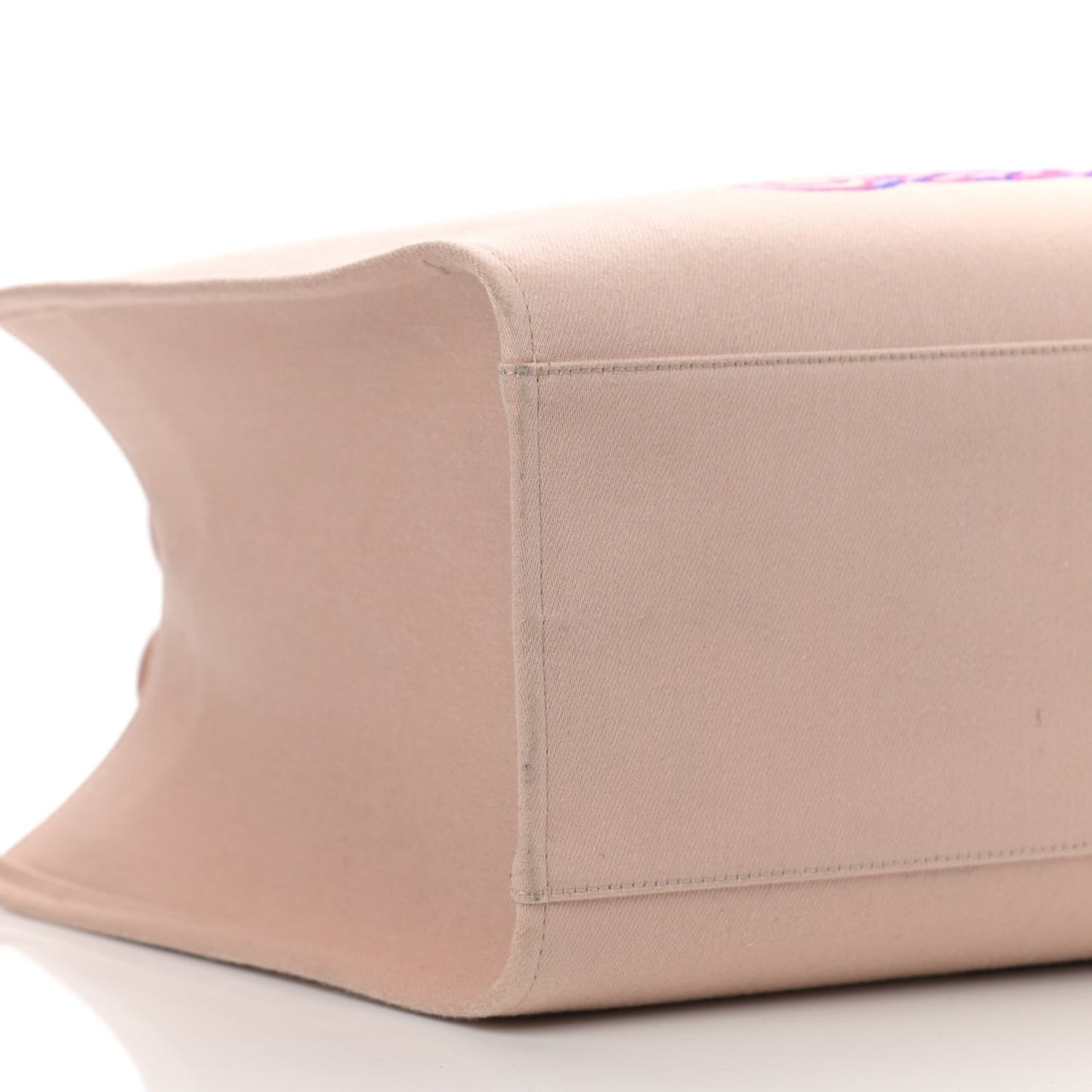 Canvas Calfskin Large Medusa Pop Cabas Tote Beige
