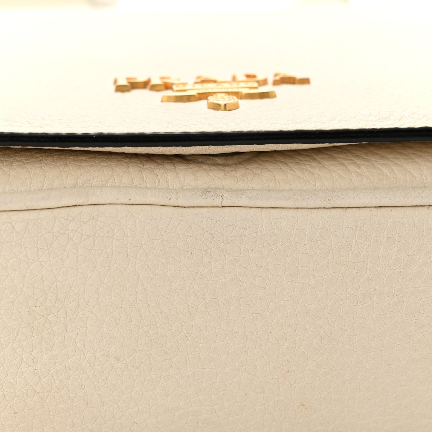 Vitello Phenix Flap Crossbody White