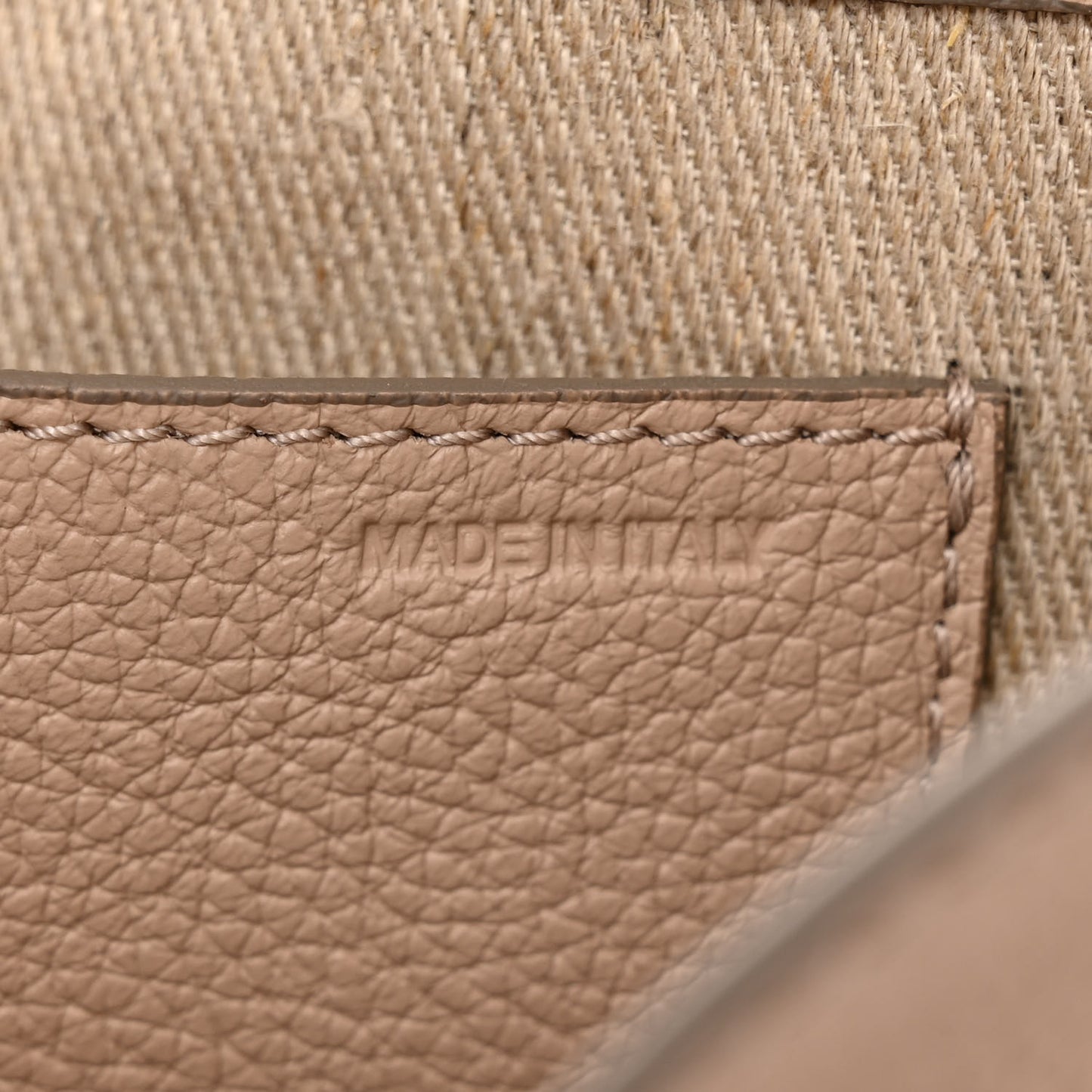 Grained Calfskin Medium Marcie Saddle Bag Nomad Beige