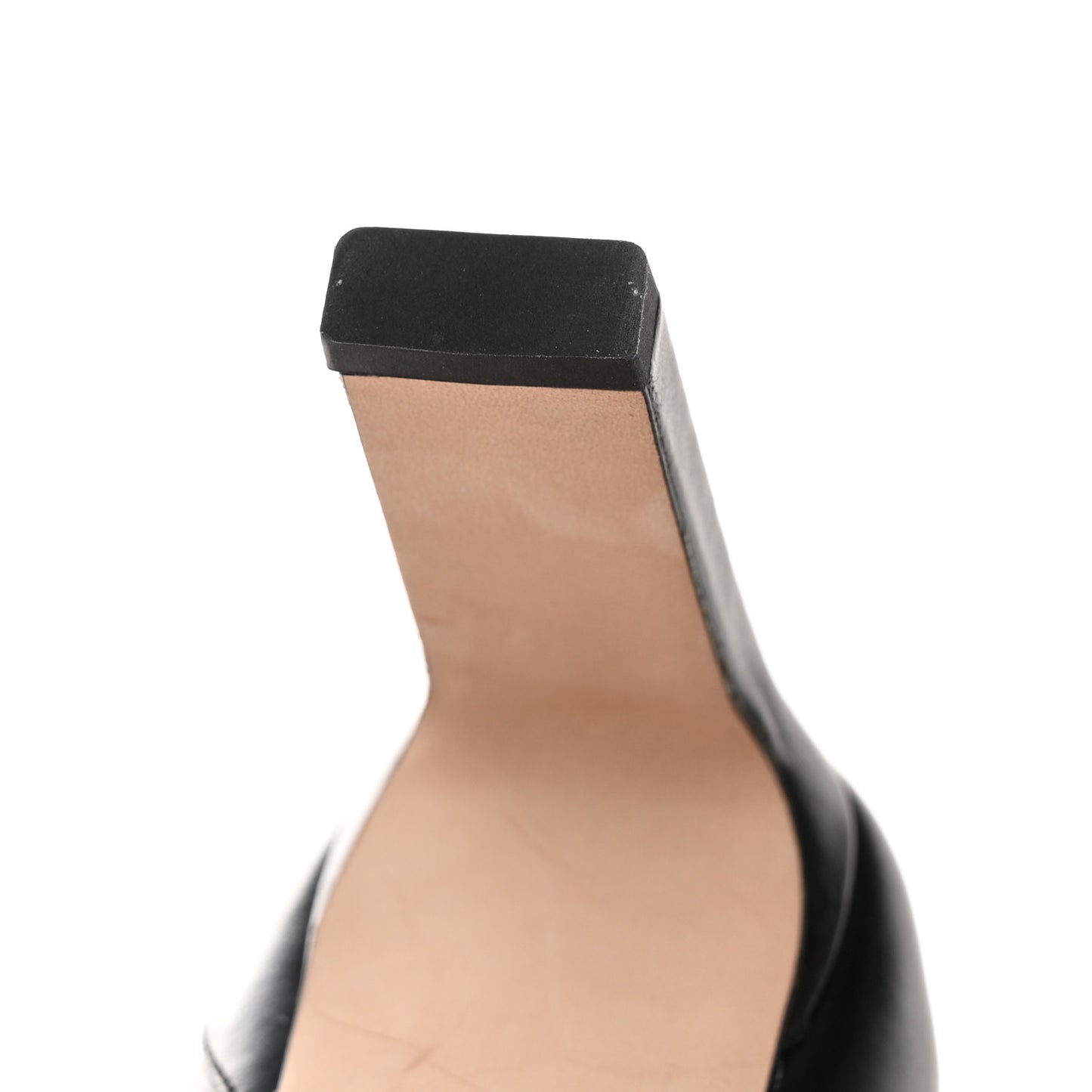 Shiny Calfskin Mahesa 85 Knee High Boots 36 Black