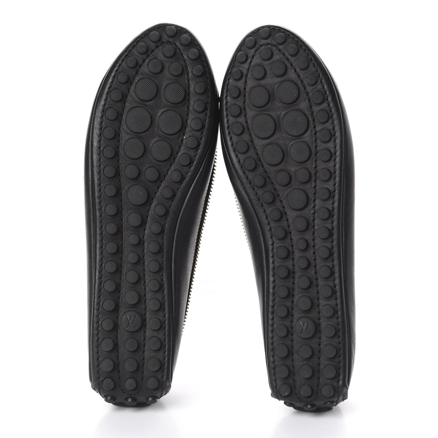 Calfskin Zip Oxford Ballerina Flats 35 Black