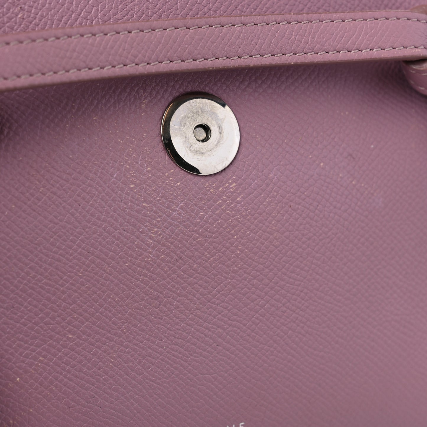 Grained Calfskin Nano Belt Bag Rose Quartz