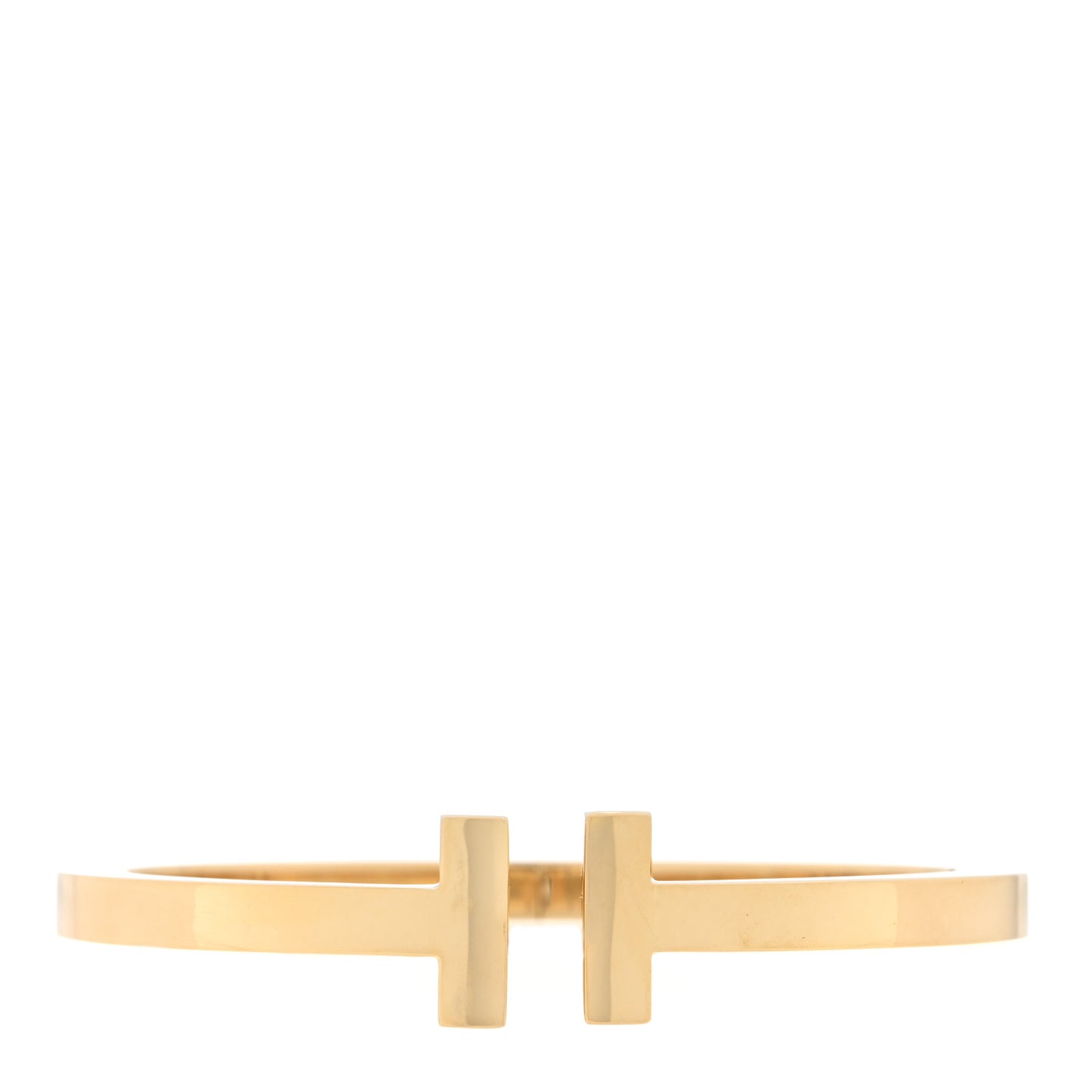 18K Yellow Gold T Square Bracelet