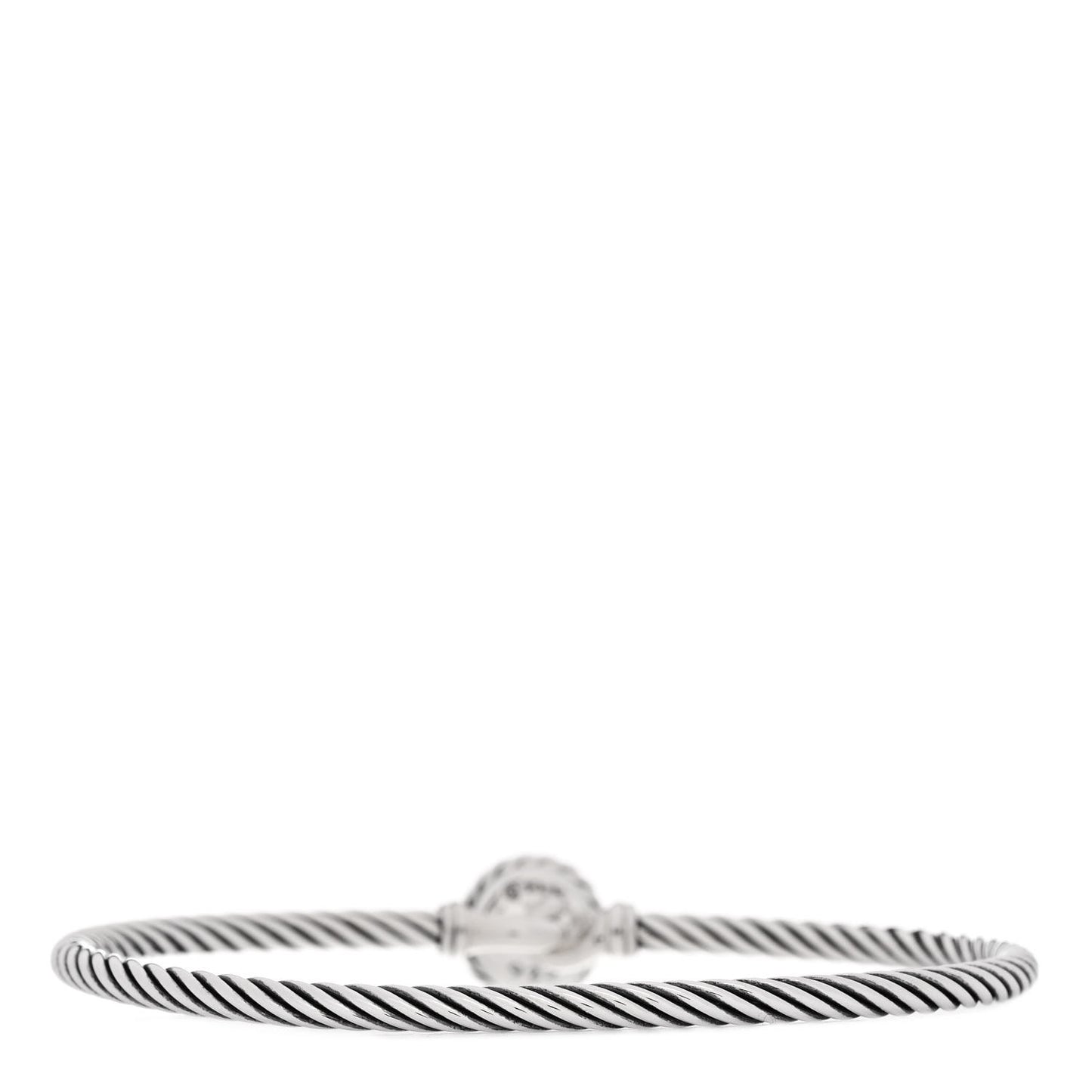 Sterling Silver Blue Topaz 3mm Chatelaine Bracelet