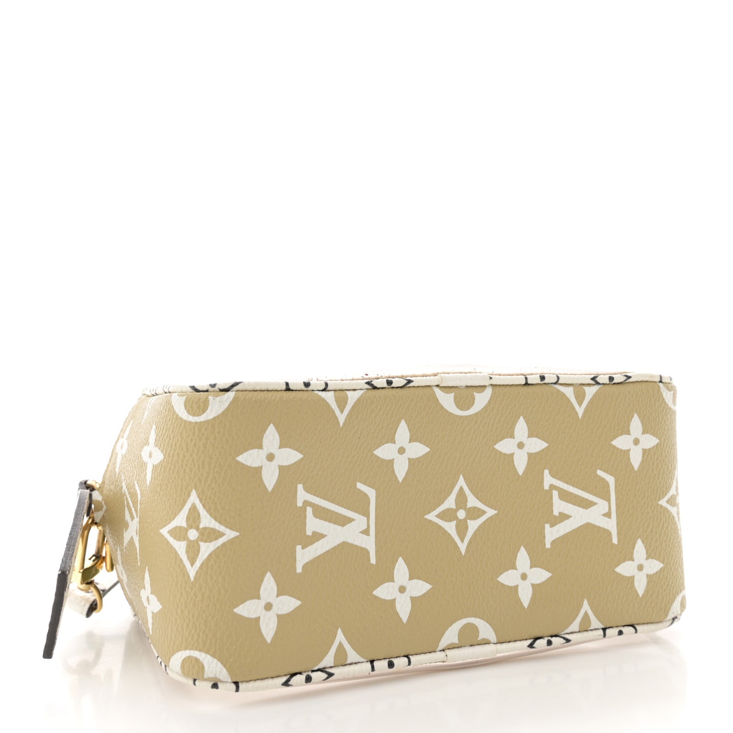 Monogram Giant Beach Pouch Kaki