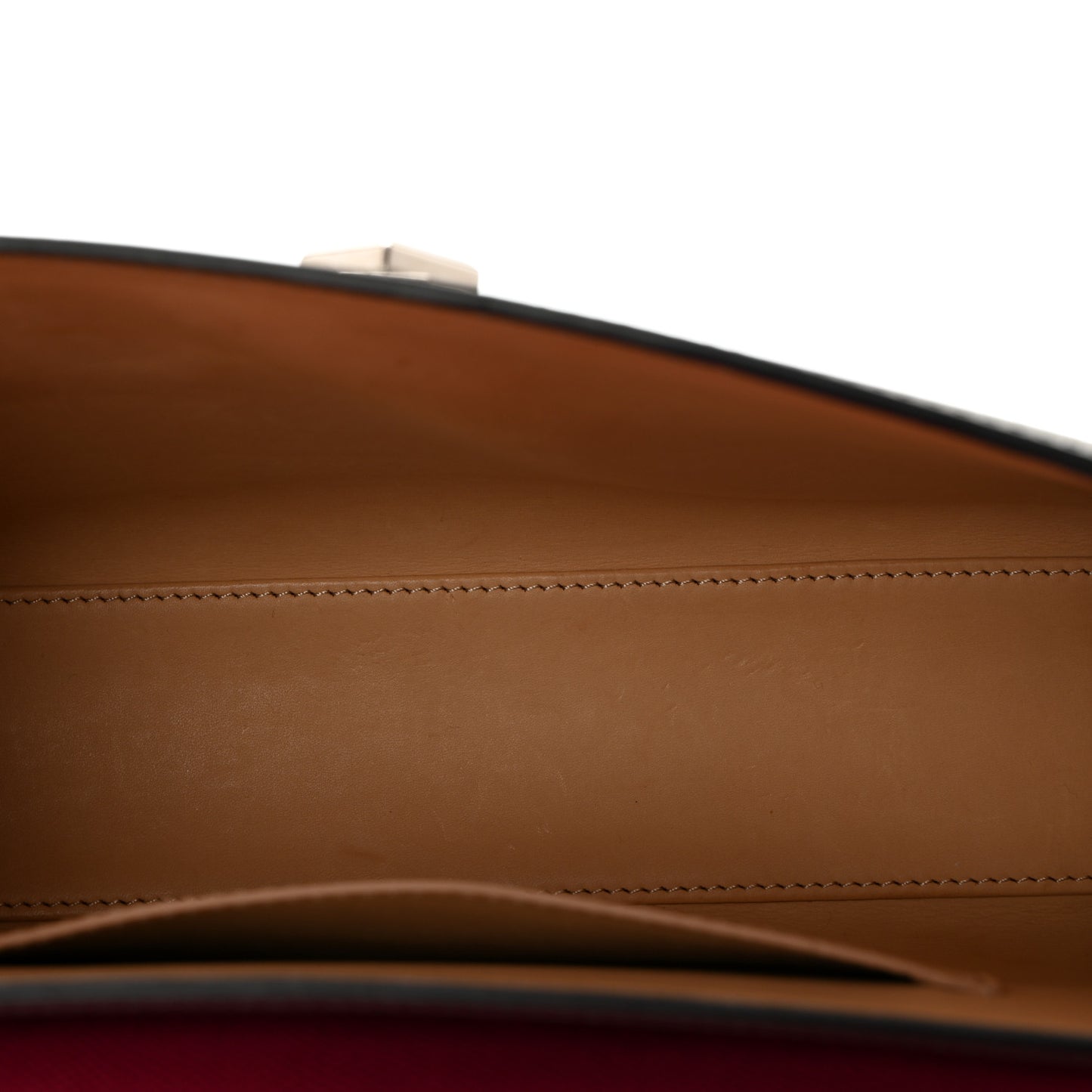 Carat Calfskin Bicolor Gabrielle PM Fuchsia Tourterelle