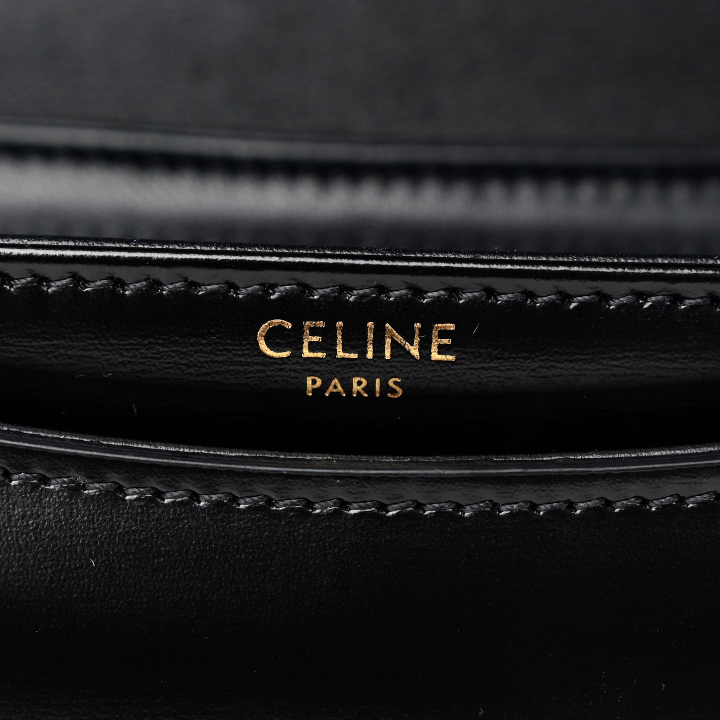 Shiny Calfskin Teen Besace Black