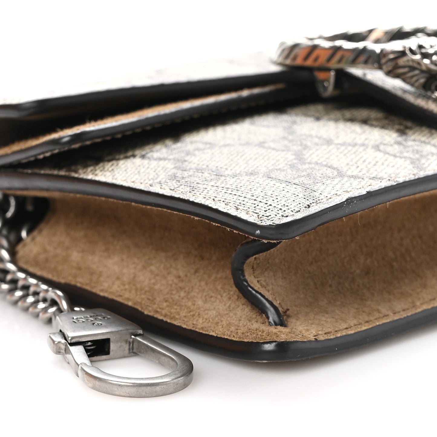 GG Supreme Monogram Super Mini Dionysus Shoulder Bag Taupe