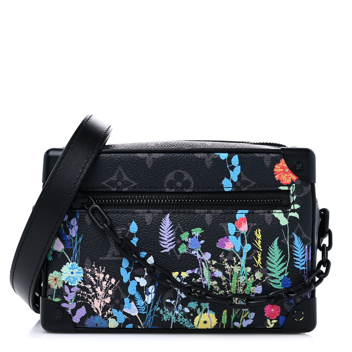 Monogram Eclipse Flower Print Mini Soft Trunk