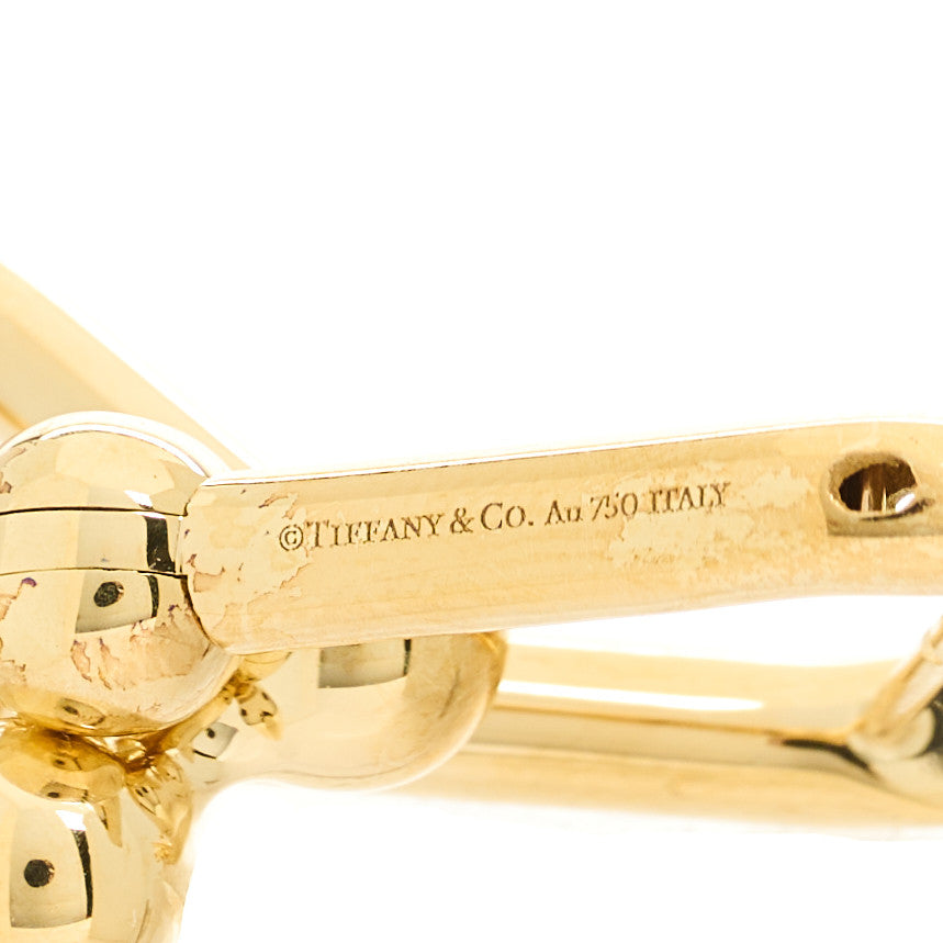 18K Yellow Gold HardWear Graduated Link Earrings