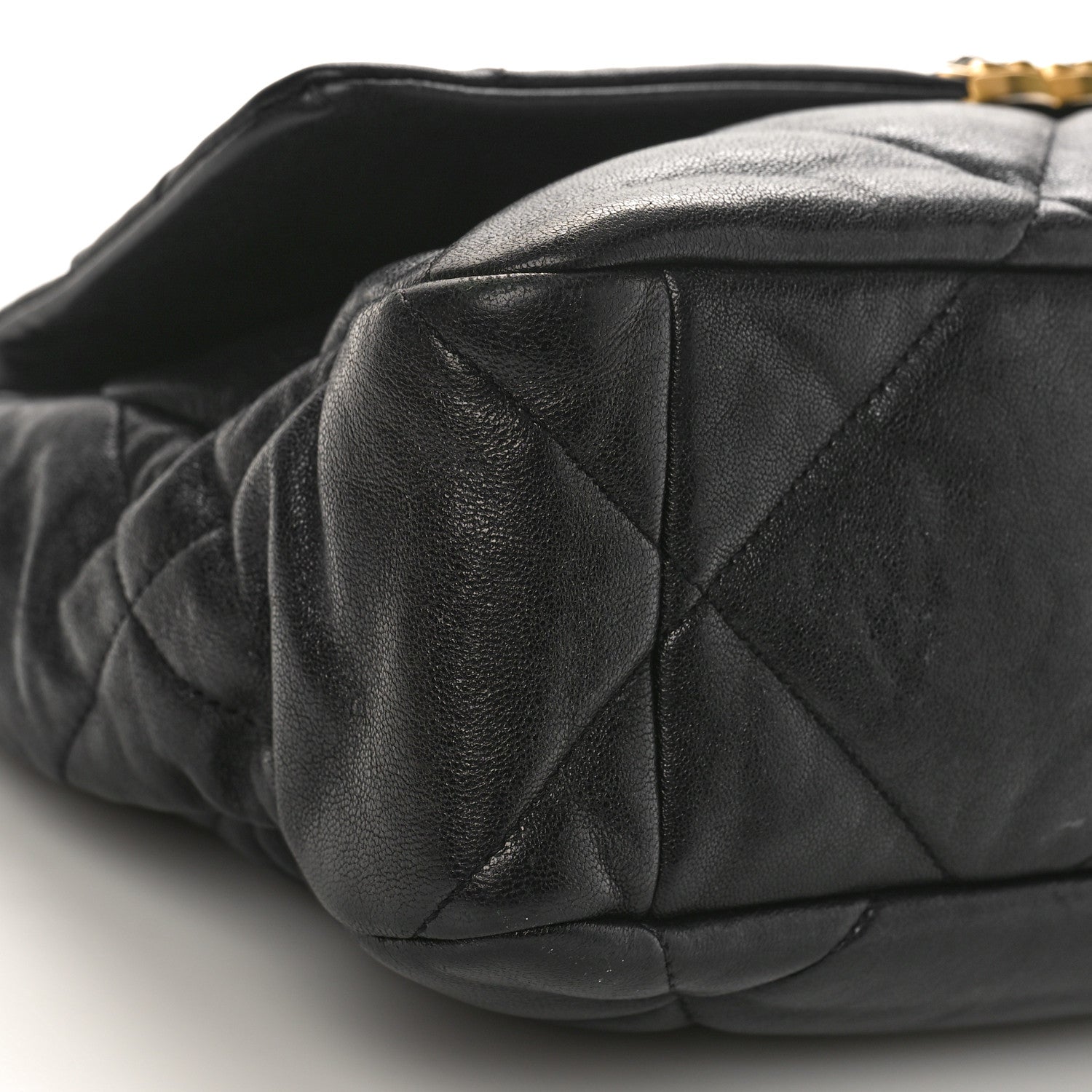 Chanel Lambskin Quilted Large Chanel 19 Flap Black 8 of 9