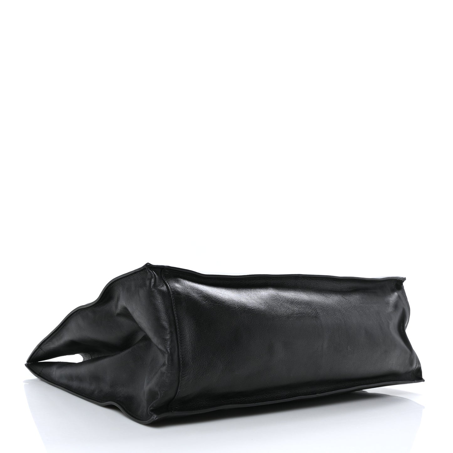 Vitello Rive Gauche Large Tote Black