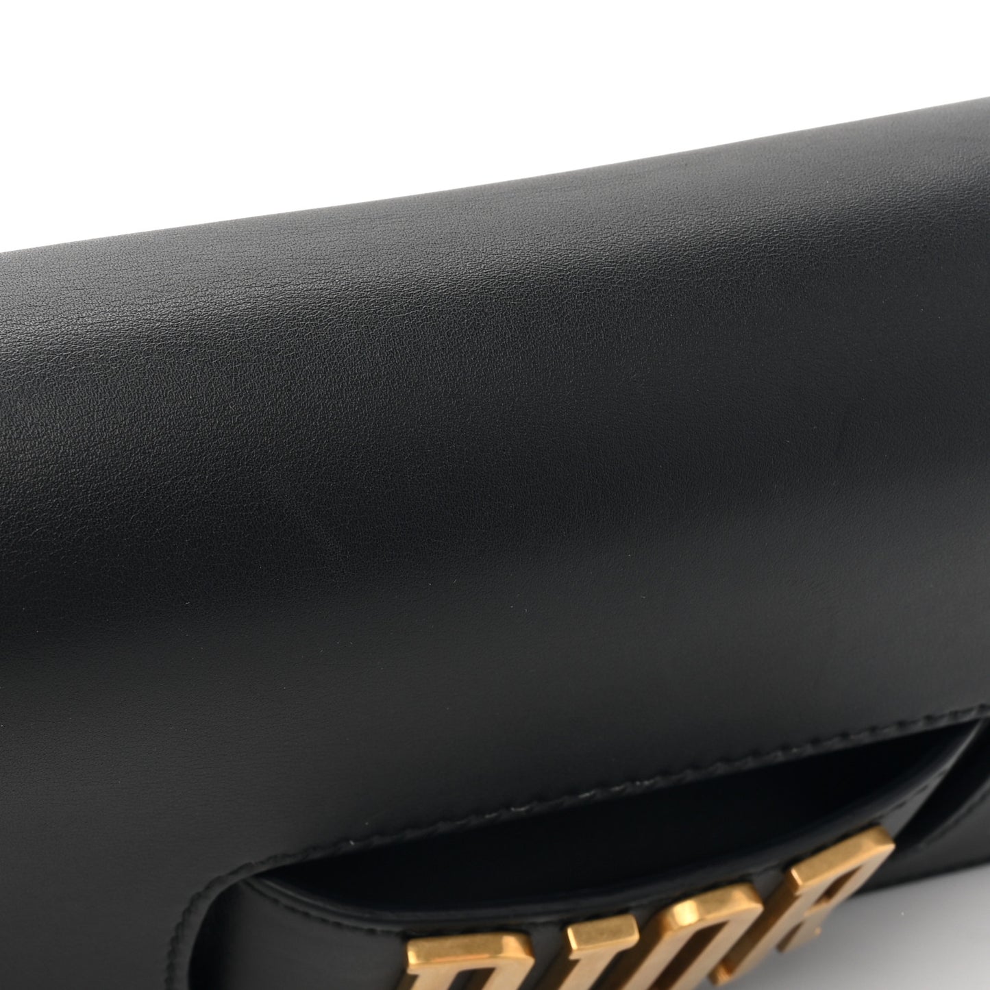 Smooth Calfskin Dio(r)evolution Flap Bag Black
