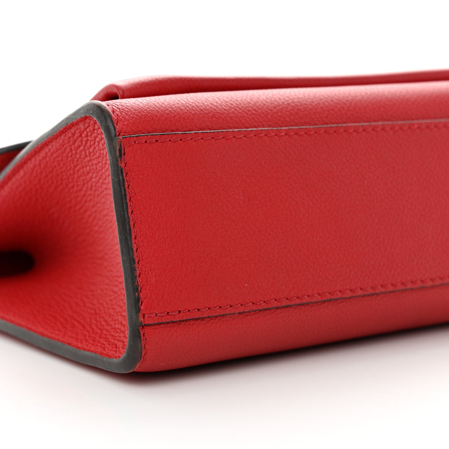 Soft Calfskin Mylockme Chain Bag BB Rubis