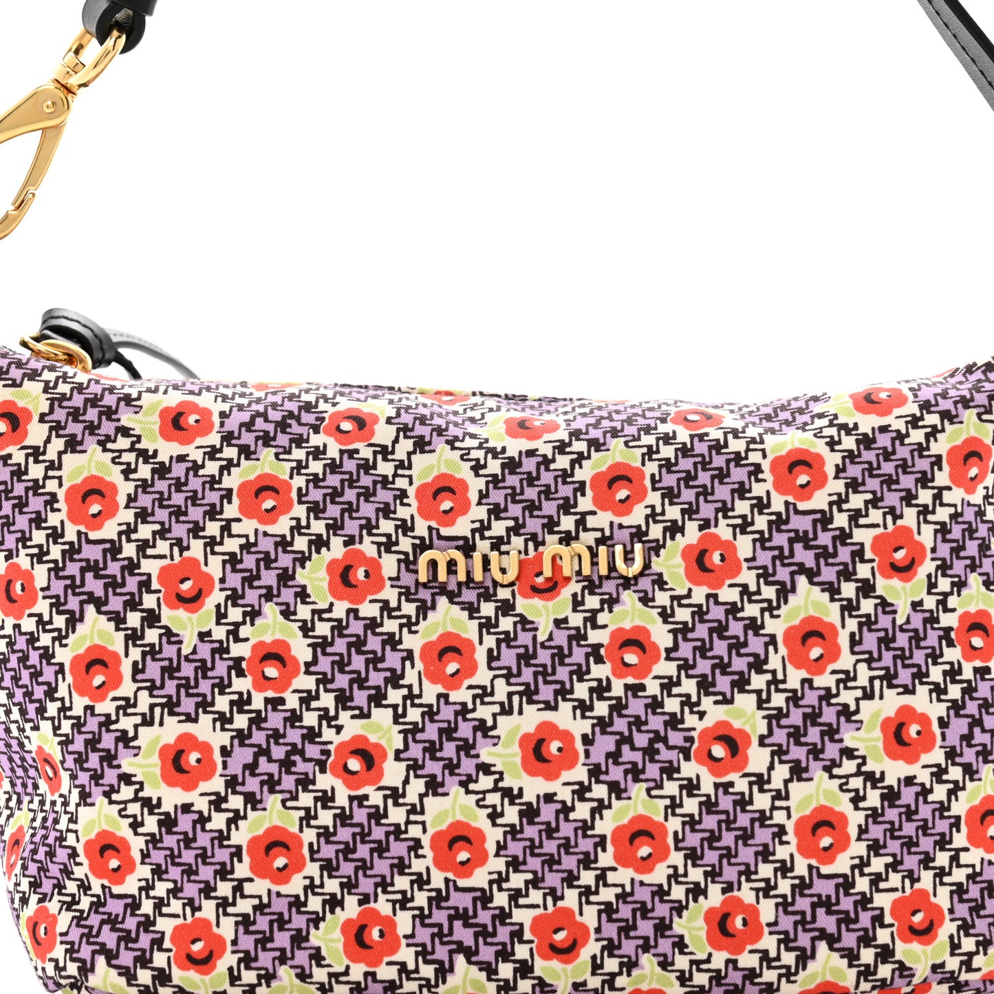 Tessuto Nylon Stampato Mini Spirit Cire Bag Lilla Dis Retro