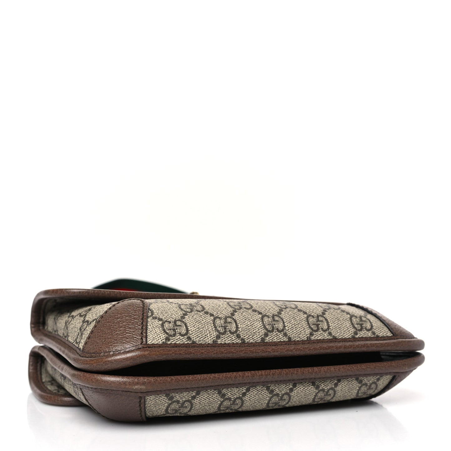 GG Supreme Monogram Web Small Neo Vintage Double Flap Messenger Bag Beige New Acero