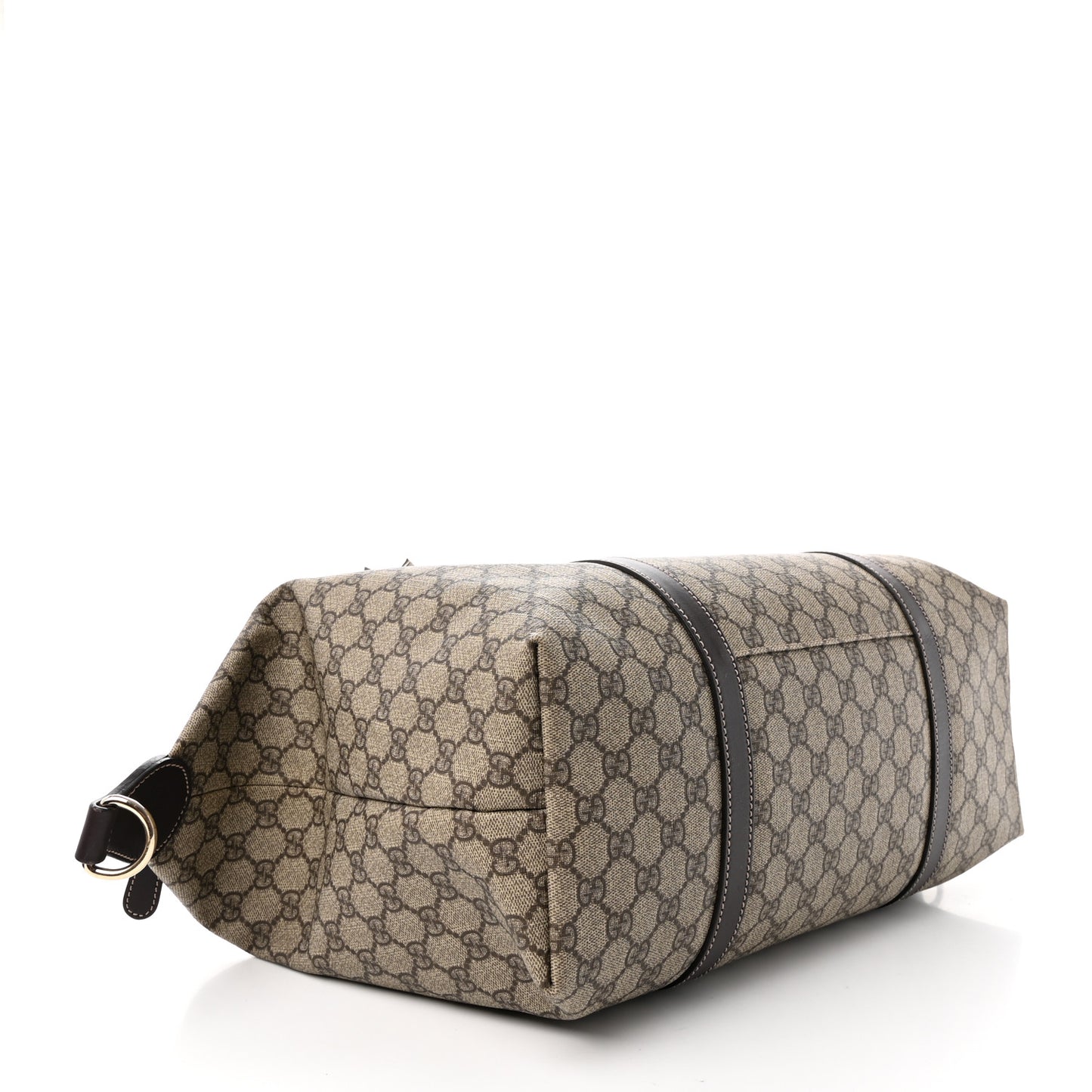 GG Plus Monogram Boston Carry On Duffle Bag Brown