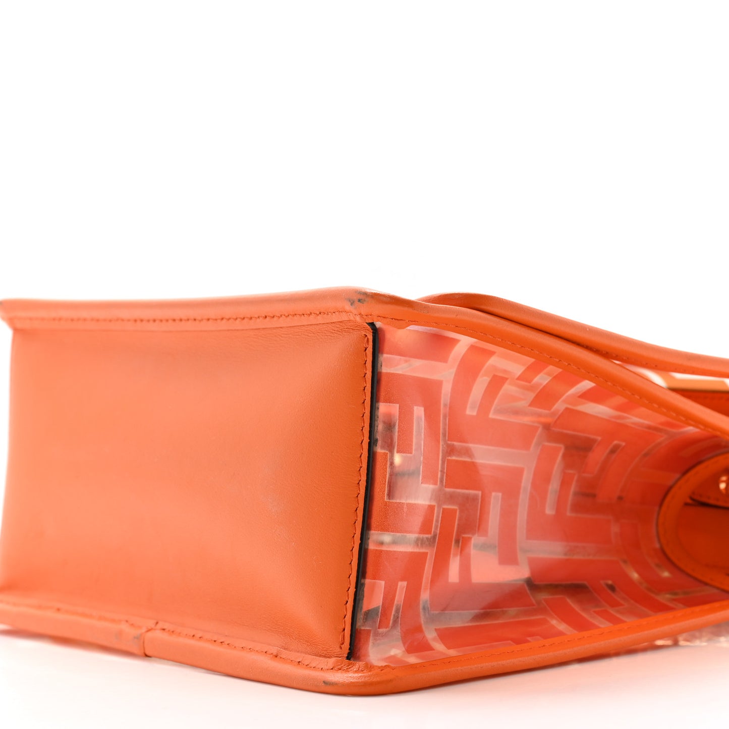 TPU FF Vitello Century F is Fendi Small Kan I Shoulder Bag Aranciata