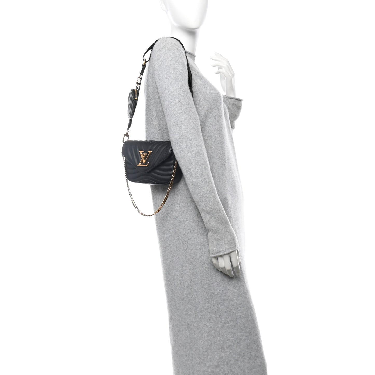 Calfskin New Wave Multi Pochette Black