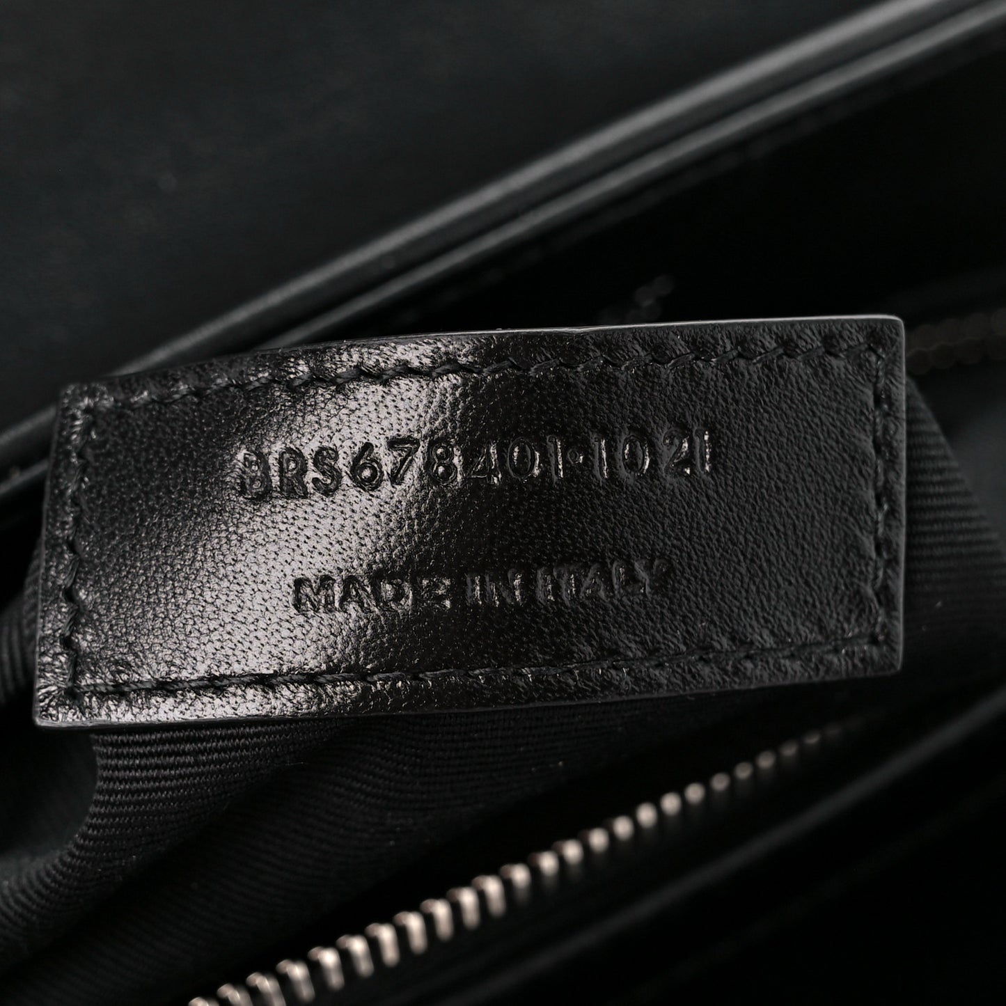 Calfskin Y Quilted Monogram Toy Loulou Crossbody Bag Black