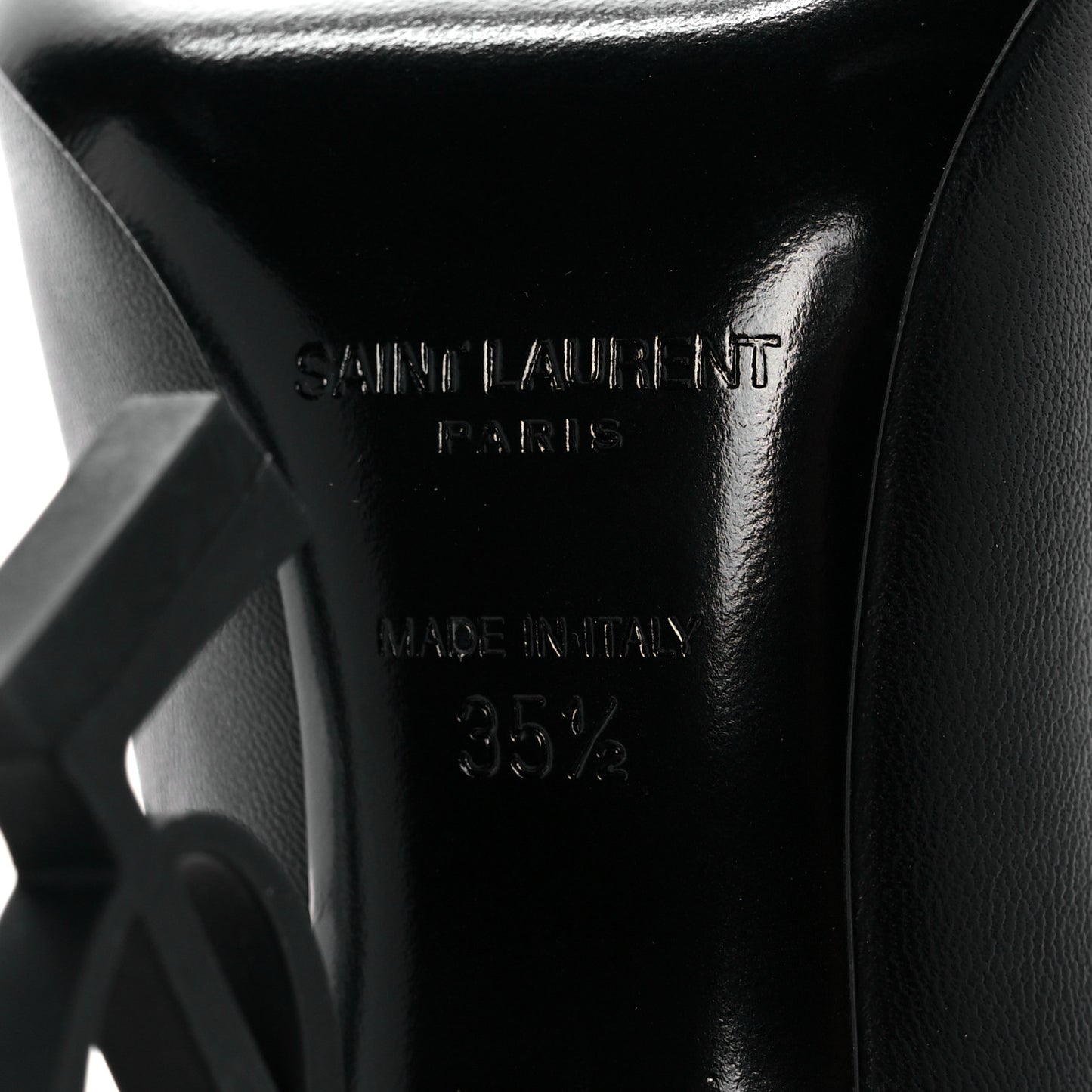 Calfskin Opyum 110 Pumps 35.5 Black