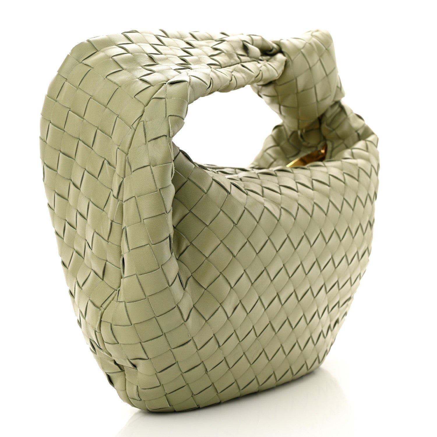 Bottega Veneta Nappa Intrecciato Teen Jodie Hobo Travertine 3 of 11
