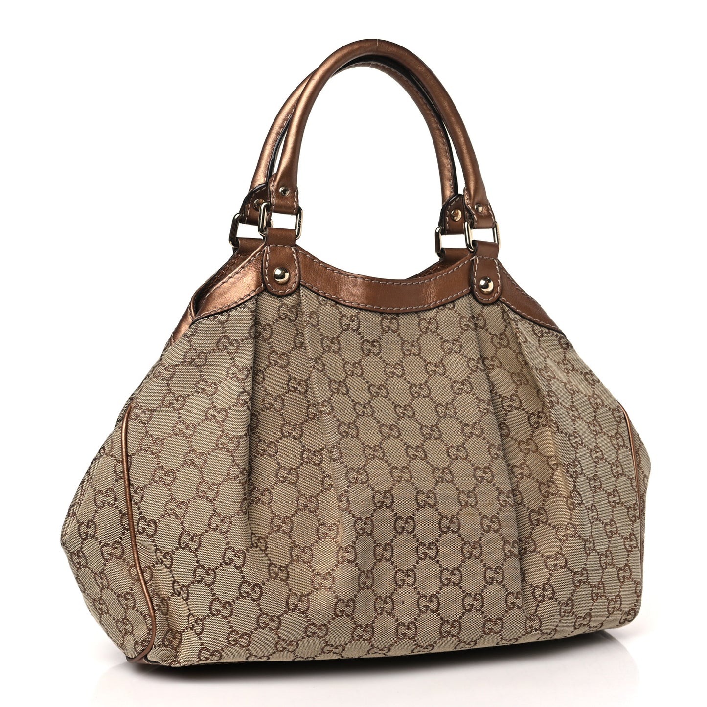 Monogram Medium Sukey Tote Brown