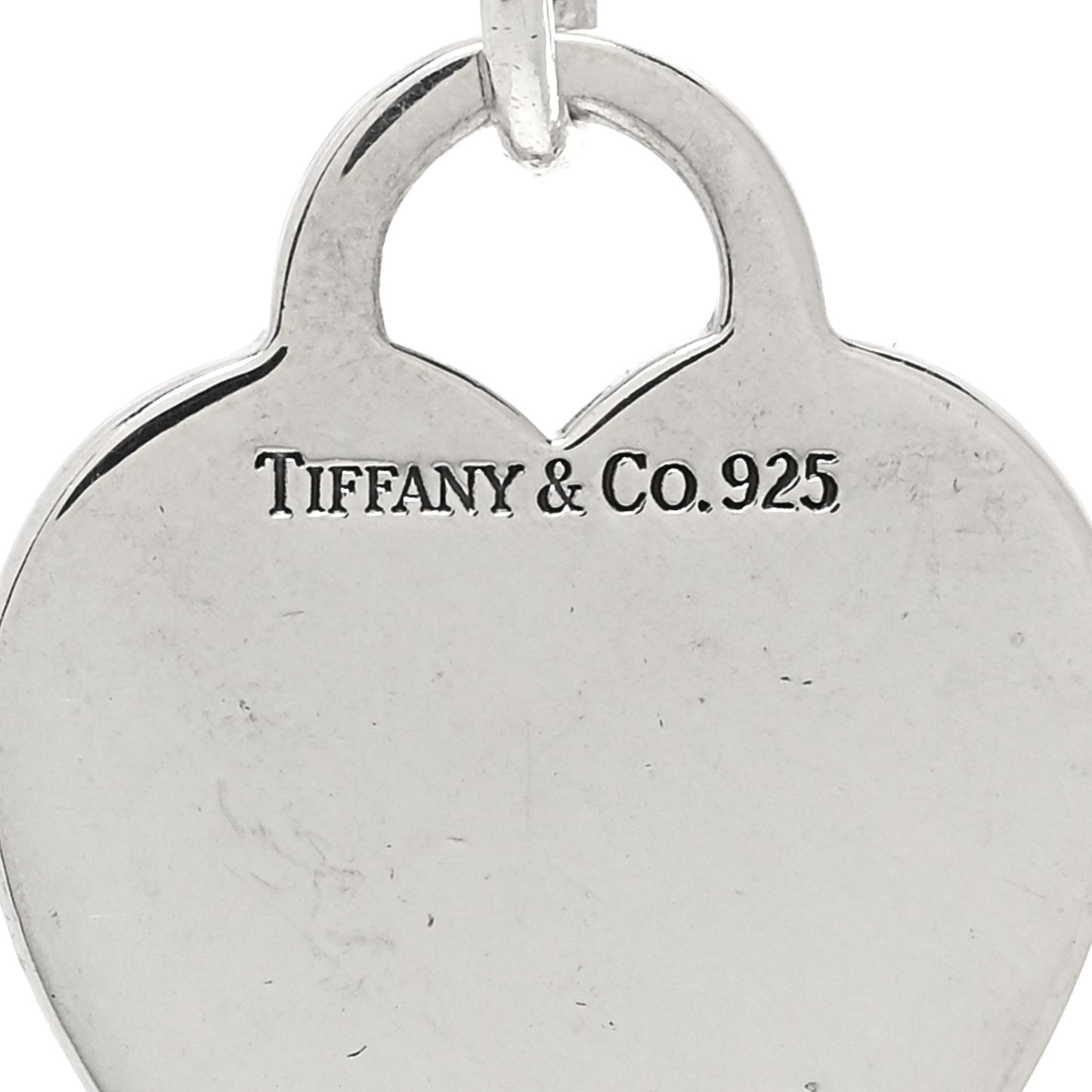 Sterling Silver Heart Tag Charm Bracelet