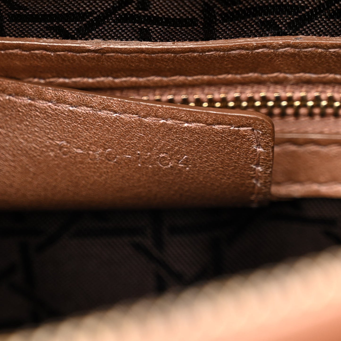 Metallic Lambskin Cannage Large Lady Dior Pink