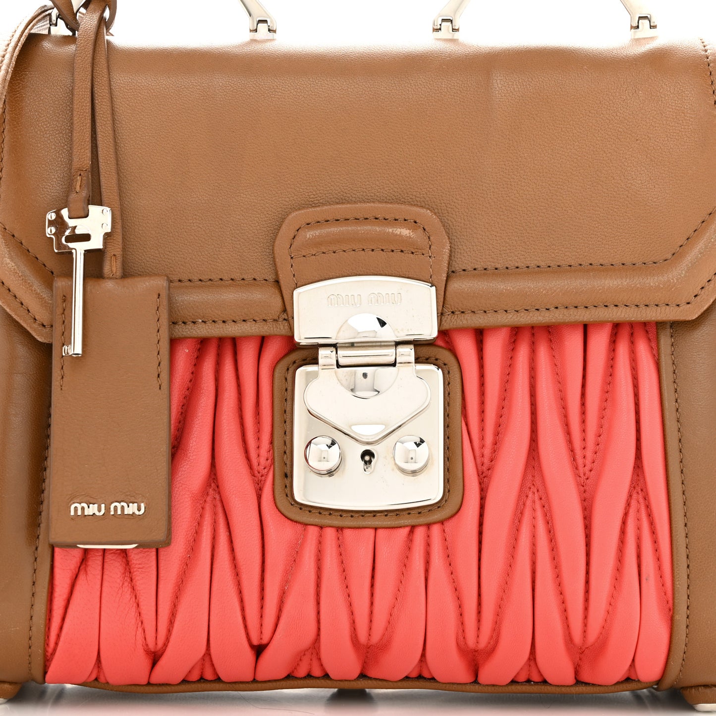 Nappa Matelasse Top Handle Tote