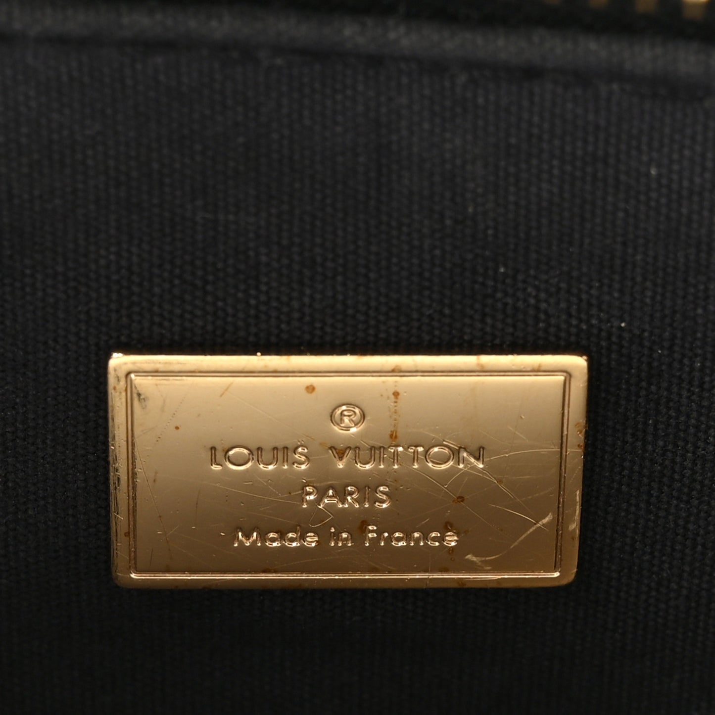 Patent Calfskin Miroir Tote Black
