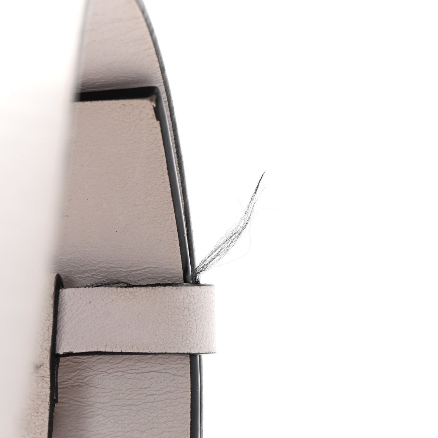 Pebbled Calfskin Medium Rockstud Hype Shoulder Bag White
