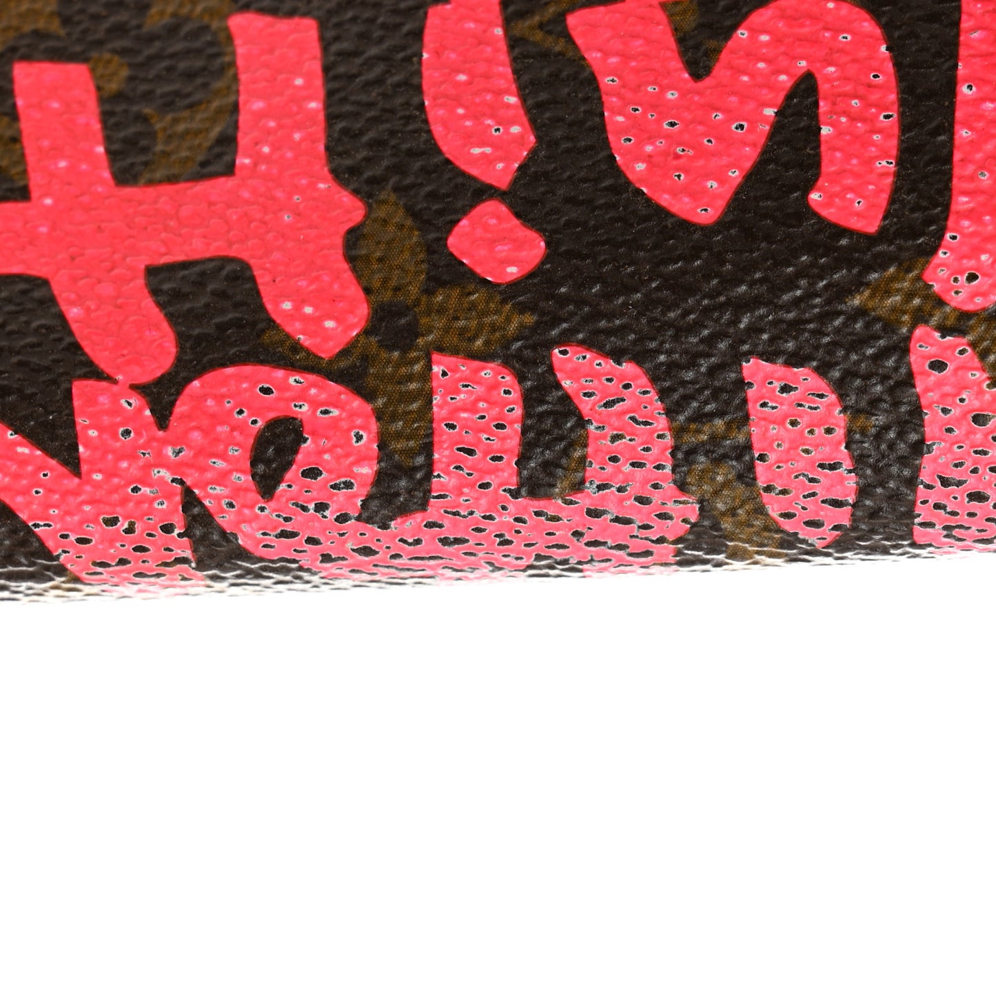 Monogram Graffiti Zippy Wallet Fuchsia