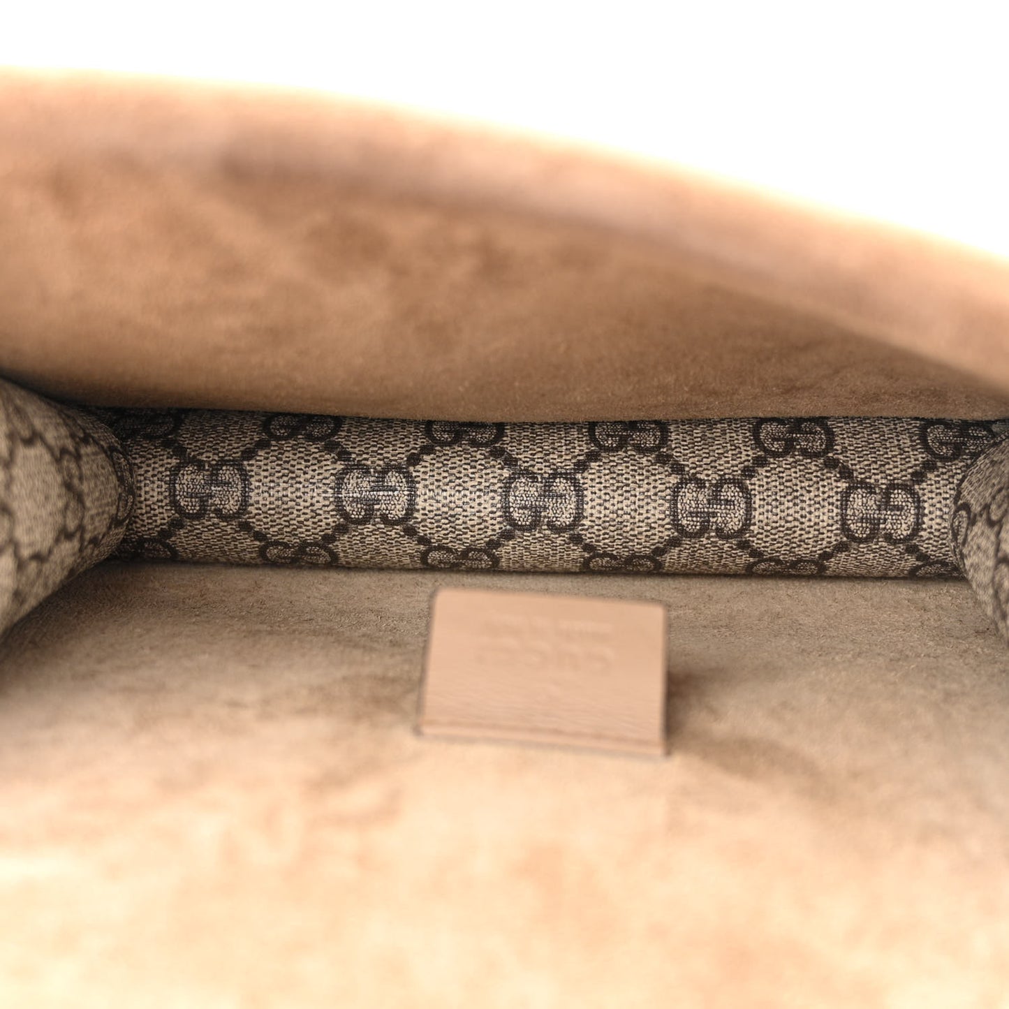 GG Supreme Monogram Mini Dionysus Shoulder Bag Taupe