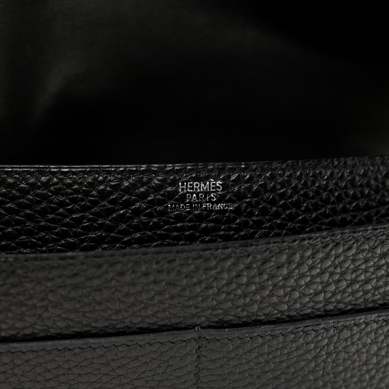 Hermes Togo Dogon Wallet Waist Pouch Black 6 of 11