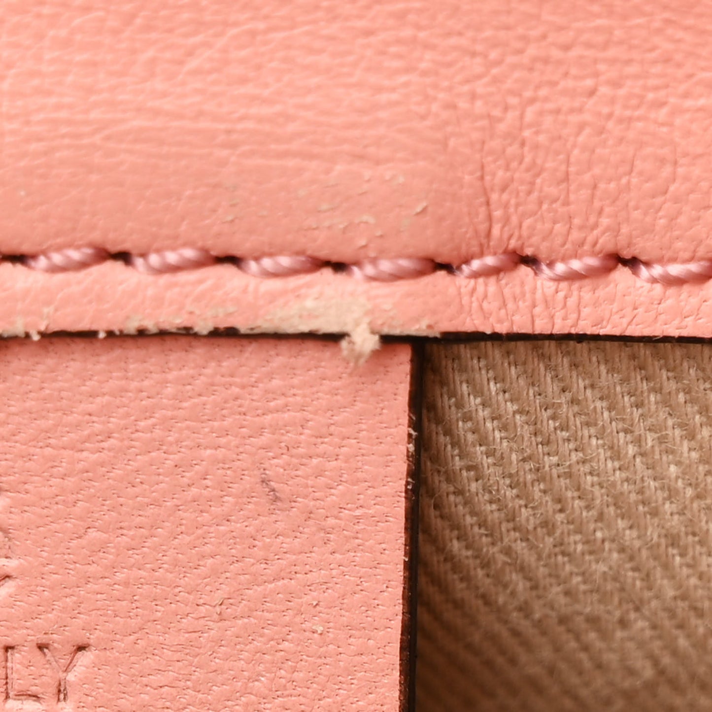 Suede Calfskin Mini Faye Backpack Washed Pink